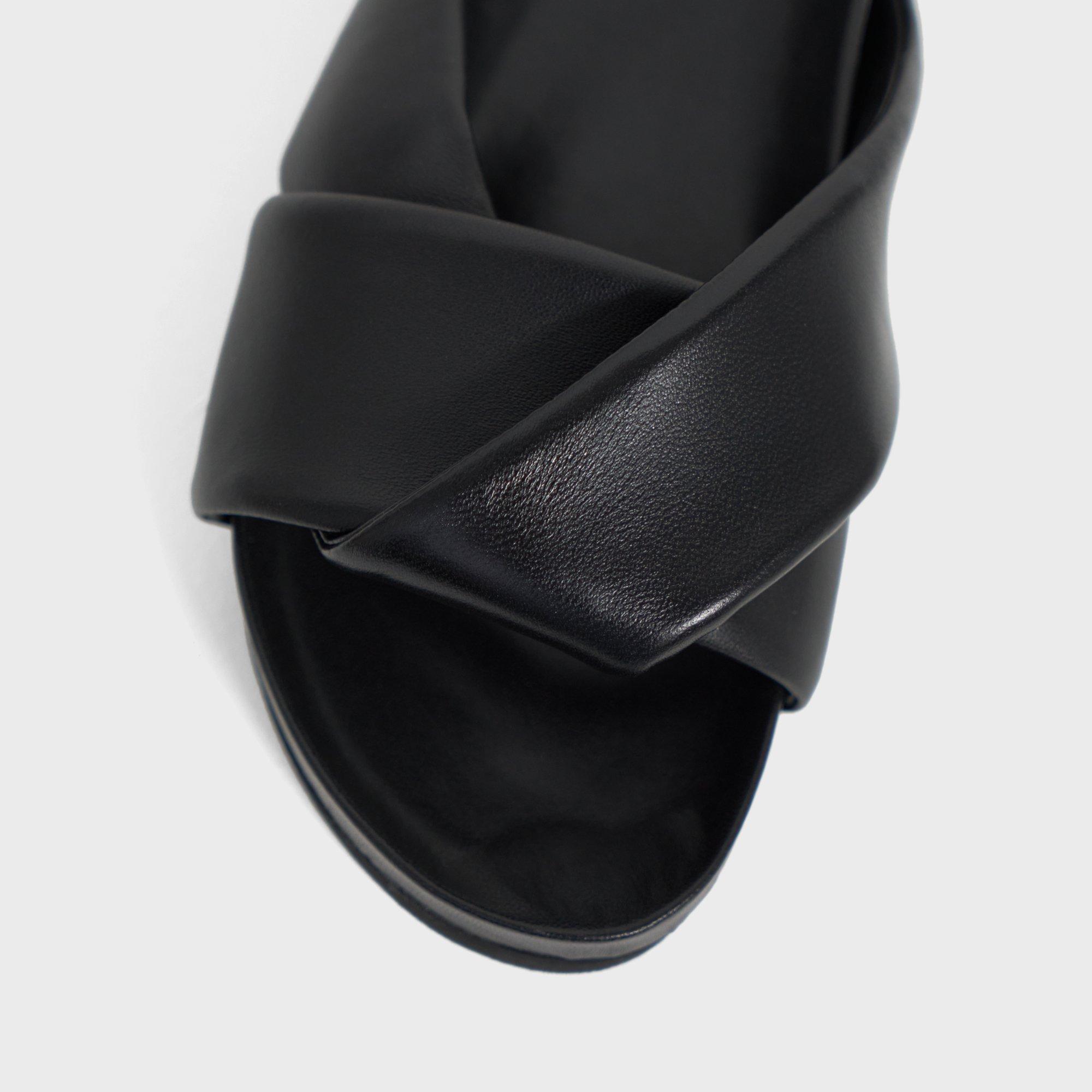 Leather Folded Slide | Theory Outlet