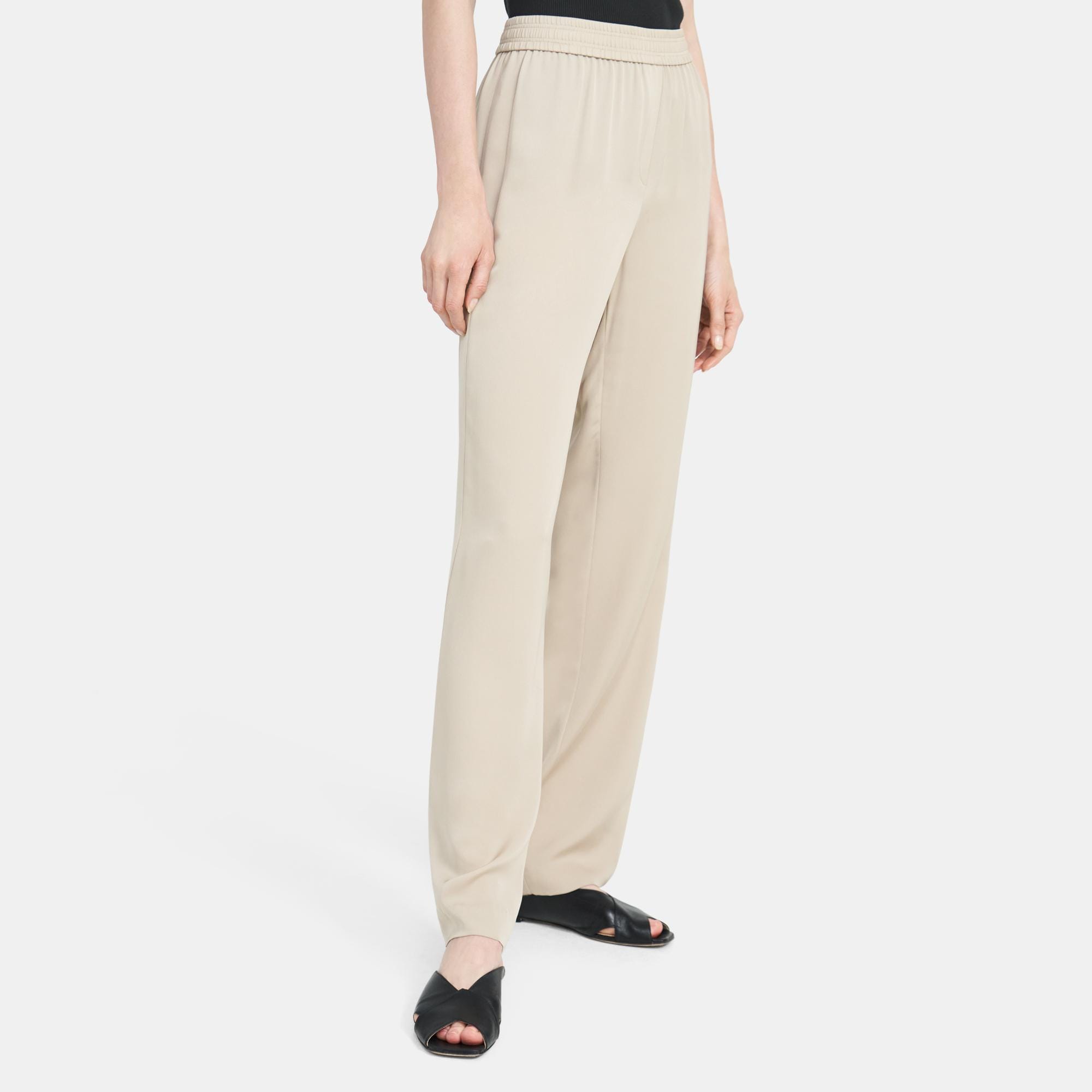 PULL ON TRACK PANT | Theory Outlet