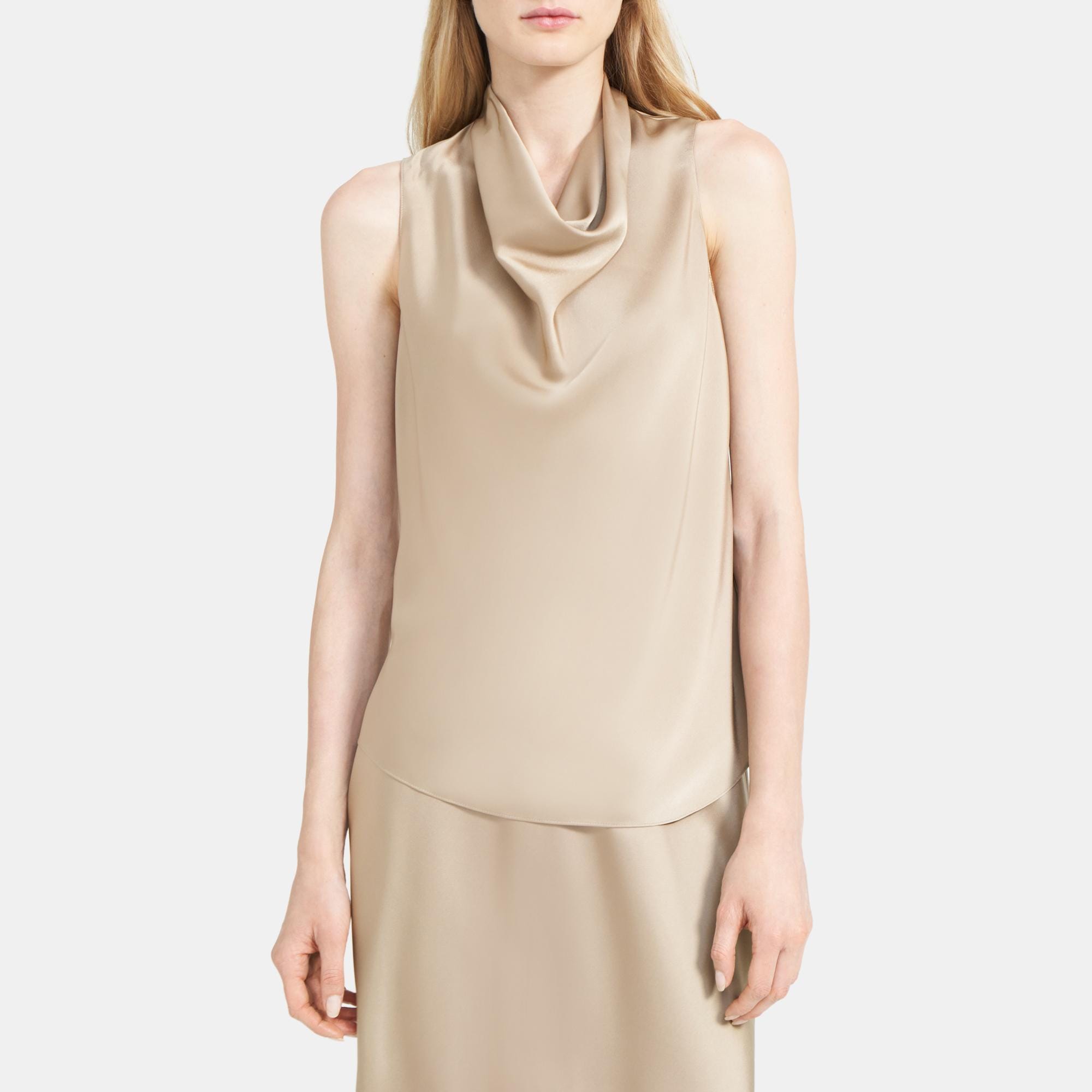 Theory Cowl Neck Cami in MInk – Raggs - Fashion for Men and Women