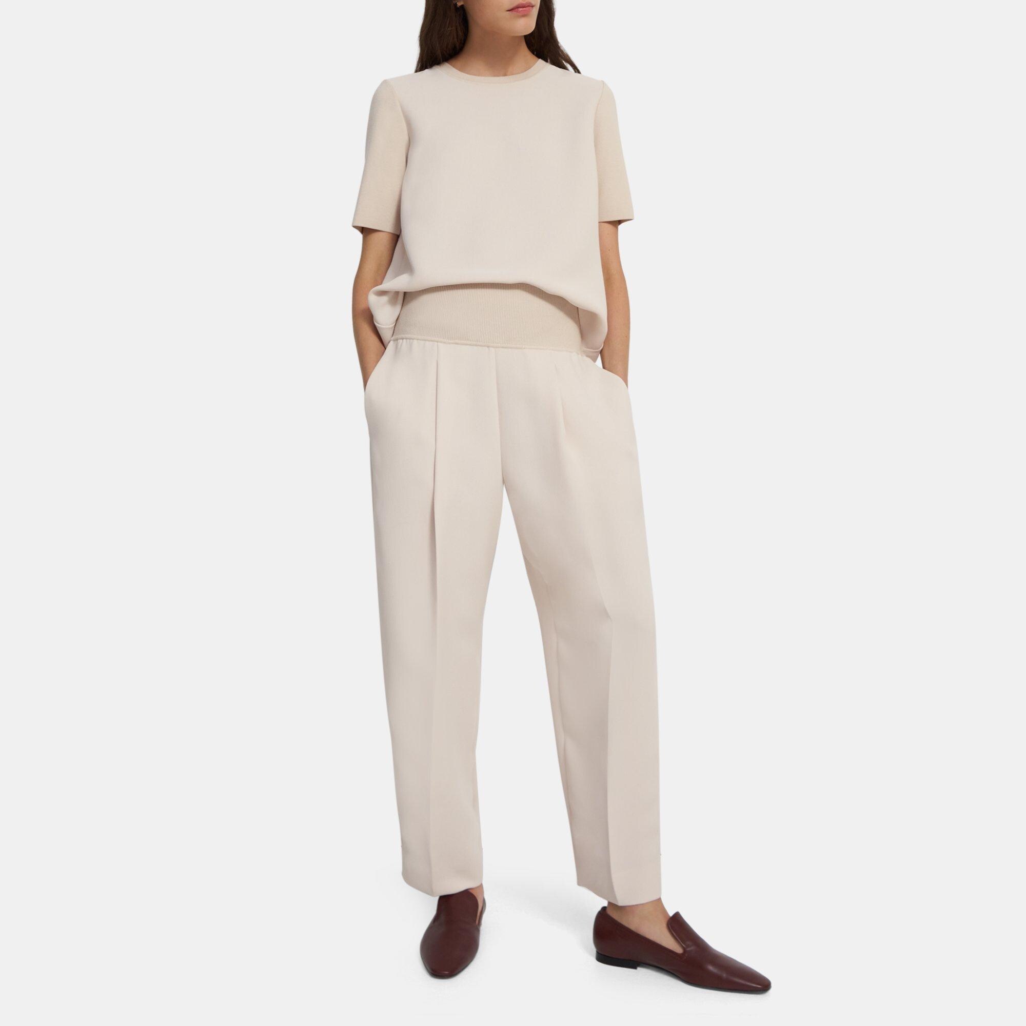 96％以上節約 theory 21SS Crepe Comboセットアップ キャロットパンツ