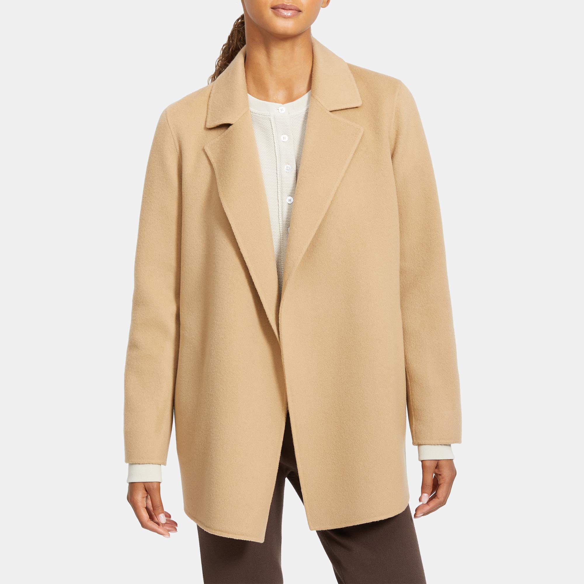 Double-face Detachable Coat in Camel – SVRN