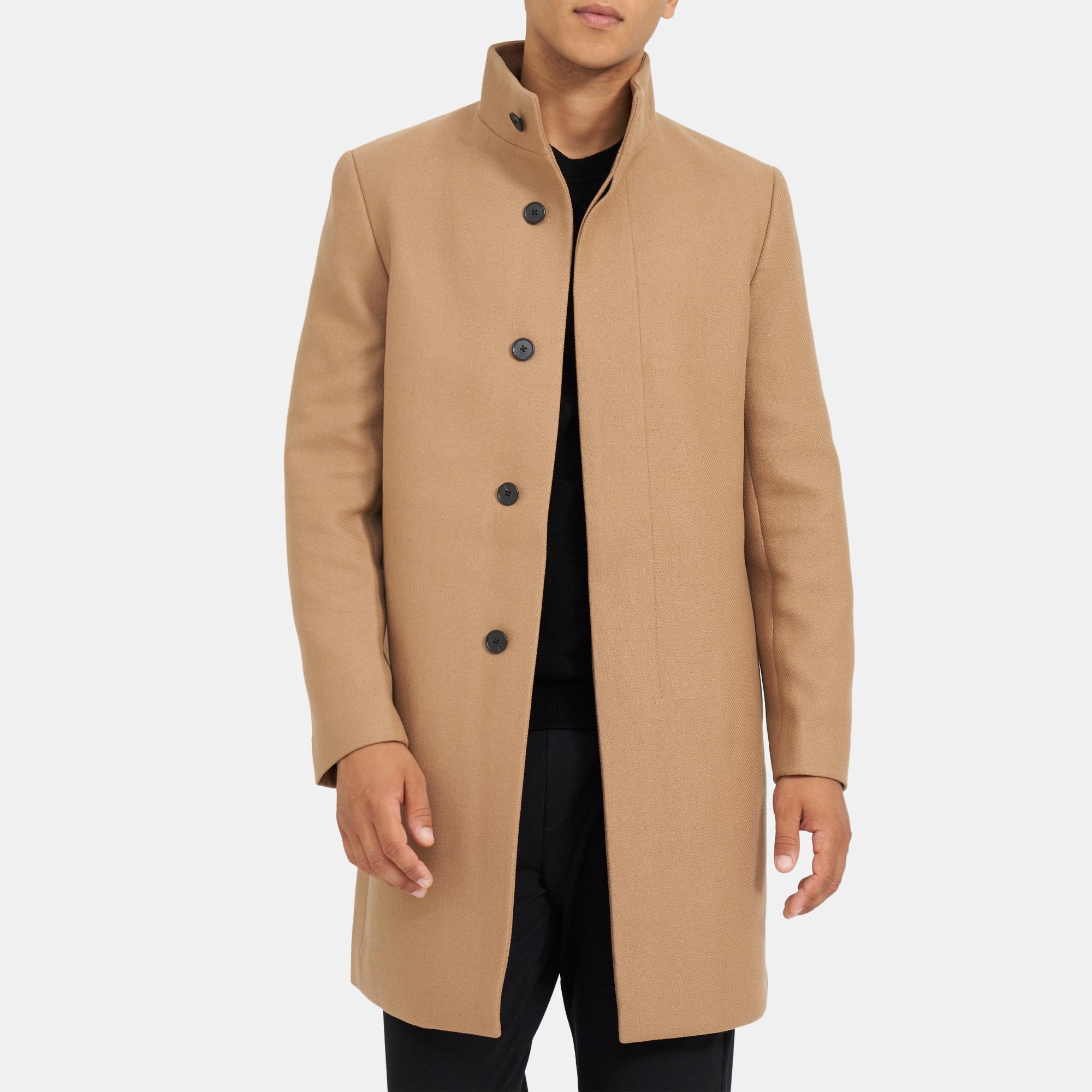 Theory 2025 tan coat