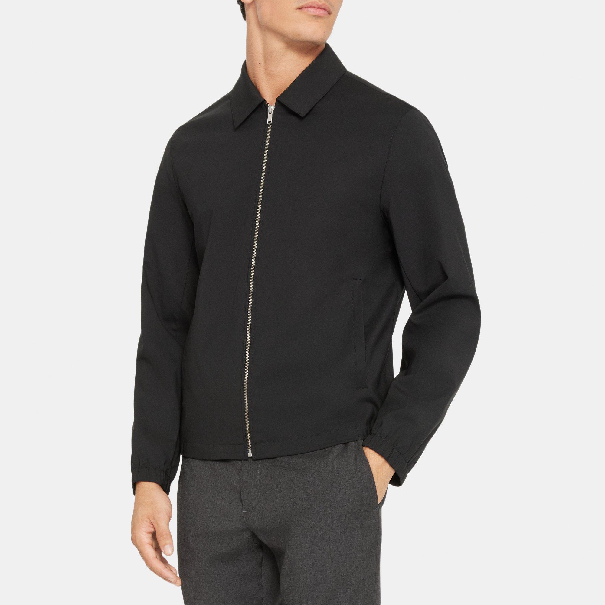 Theory stretch wool outlet open jacket