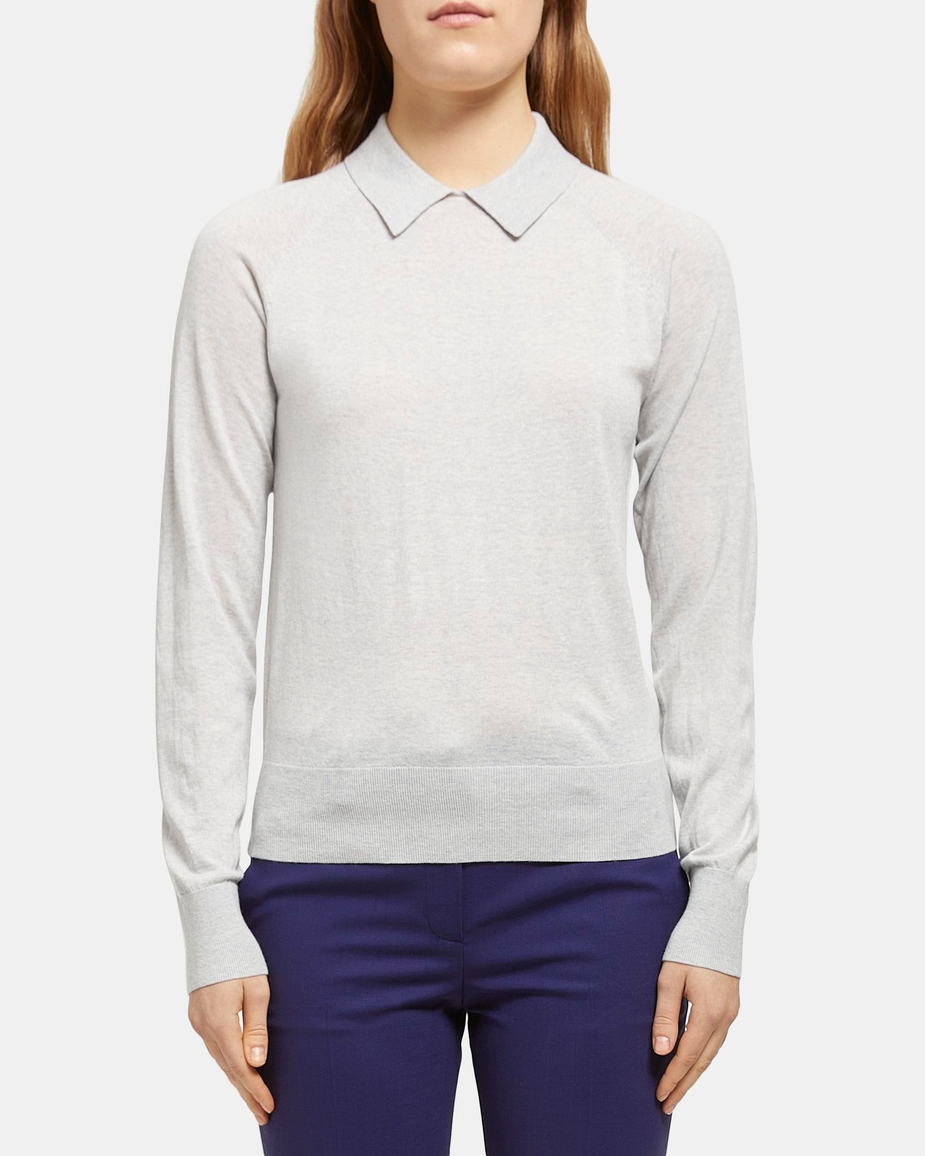 Collared Sweater in Merino Wool