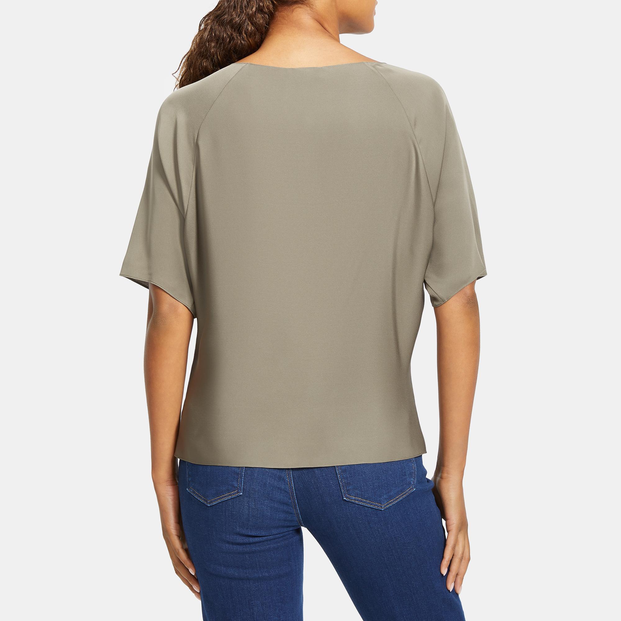 Dolman Sleeve Top in Silk