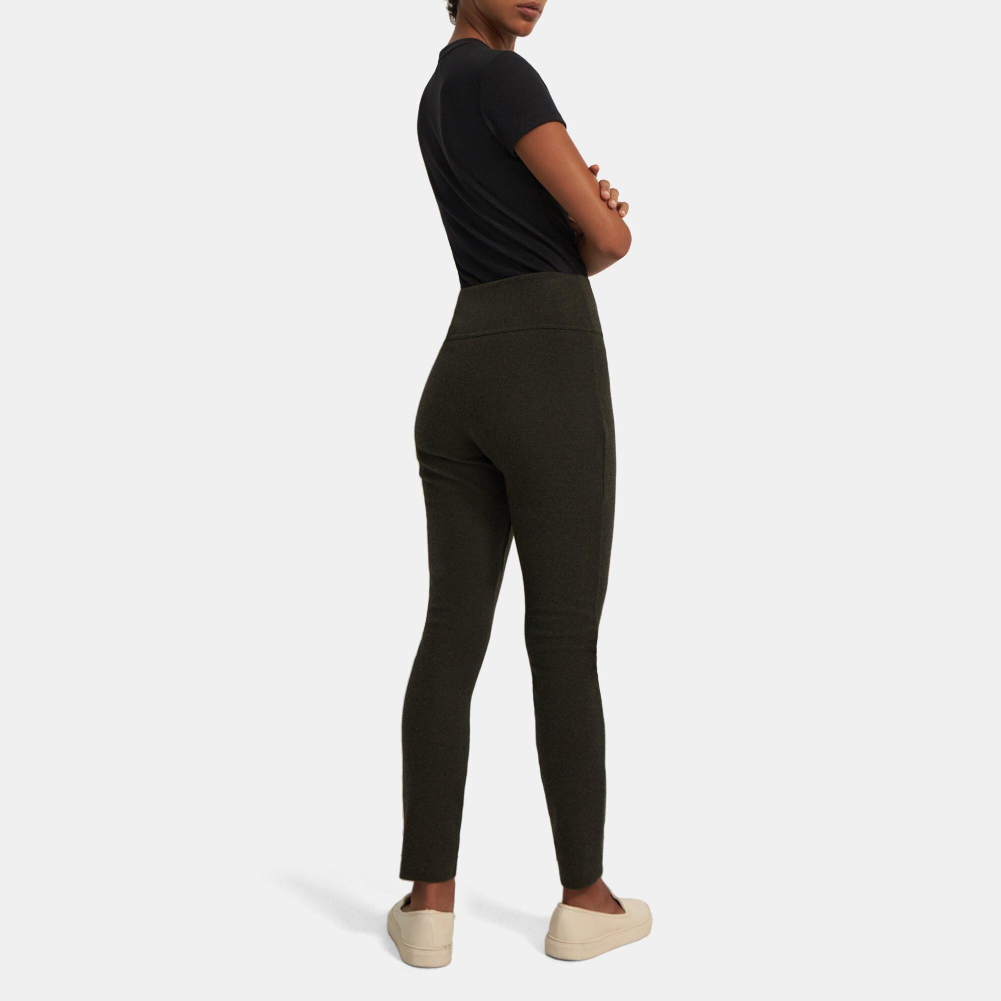 Yoke Legging in Compact Knit