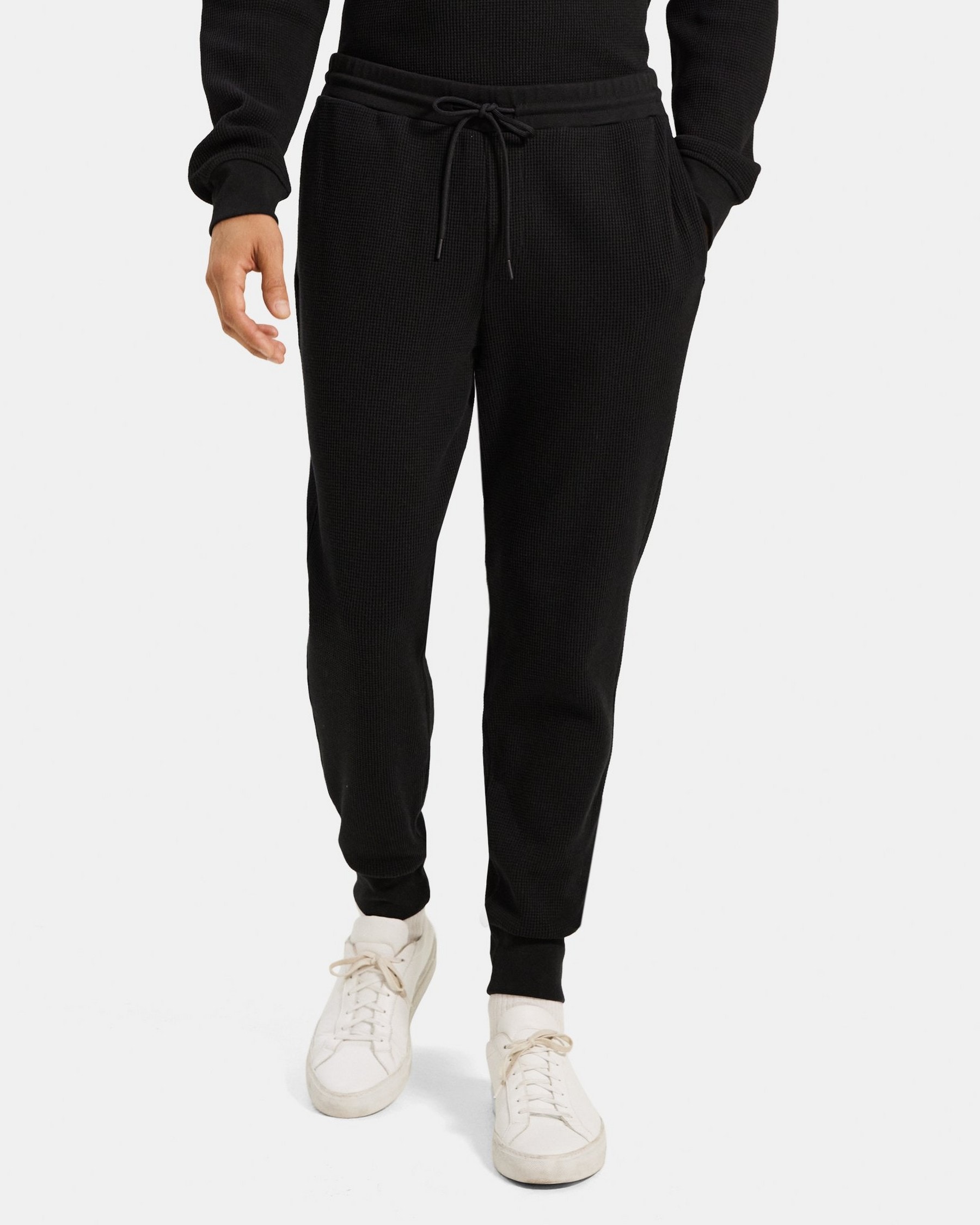 Essential Sweatpant in Waffle Knit Cotton