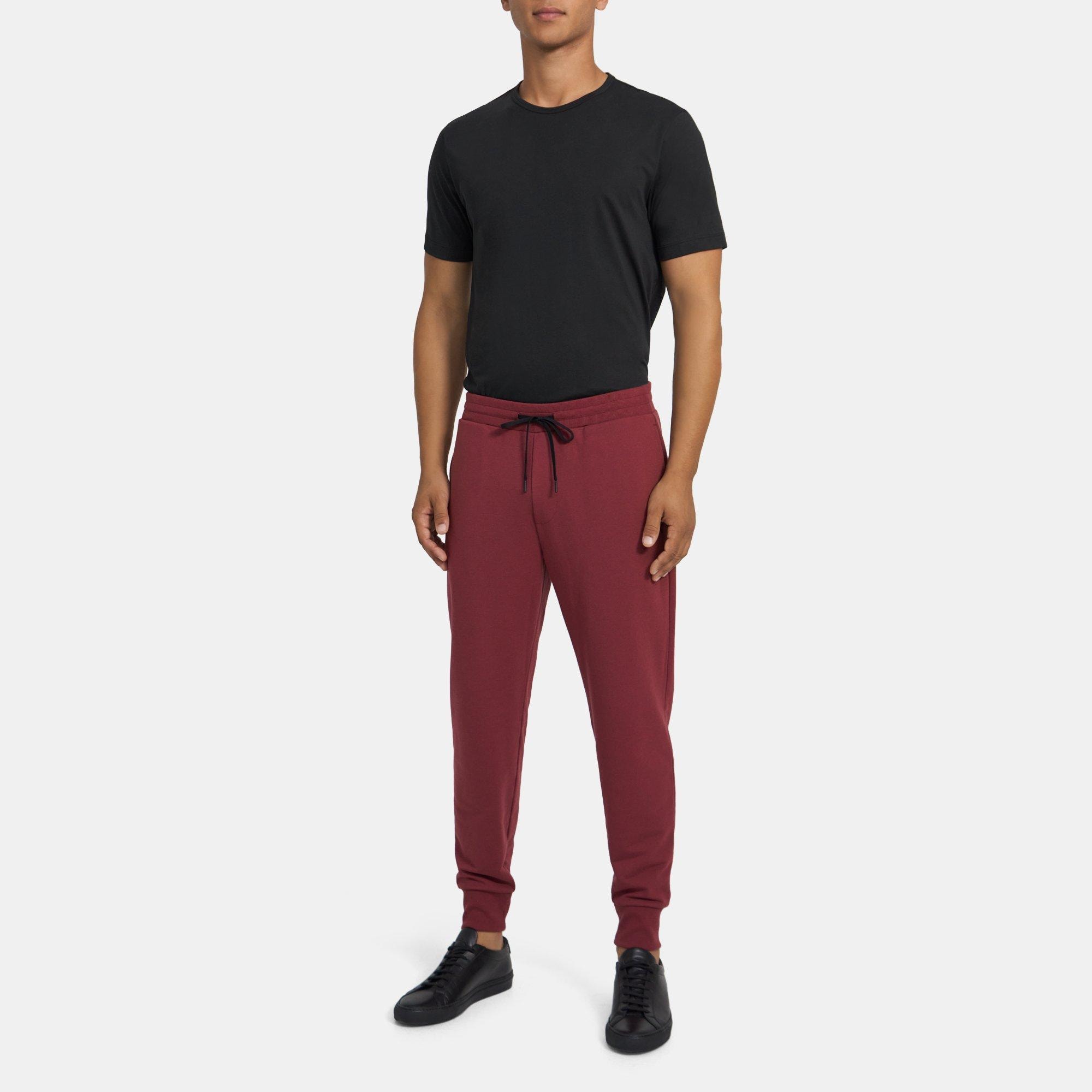 Theory Essential Sweatpant in Cloud Fleece