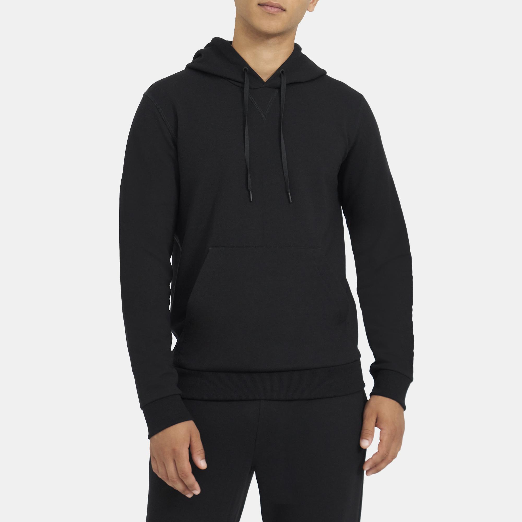 Theory Outlet Official Site | Essential Hoodie in Cloud Fleece