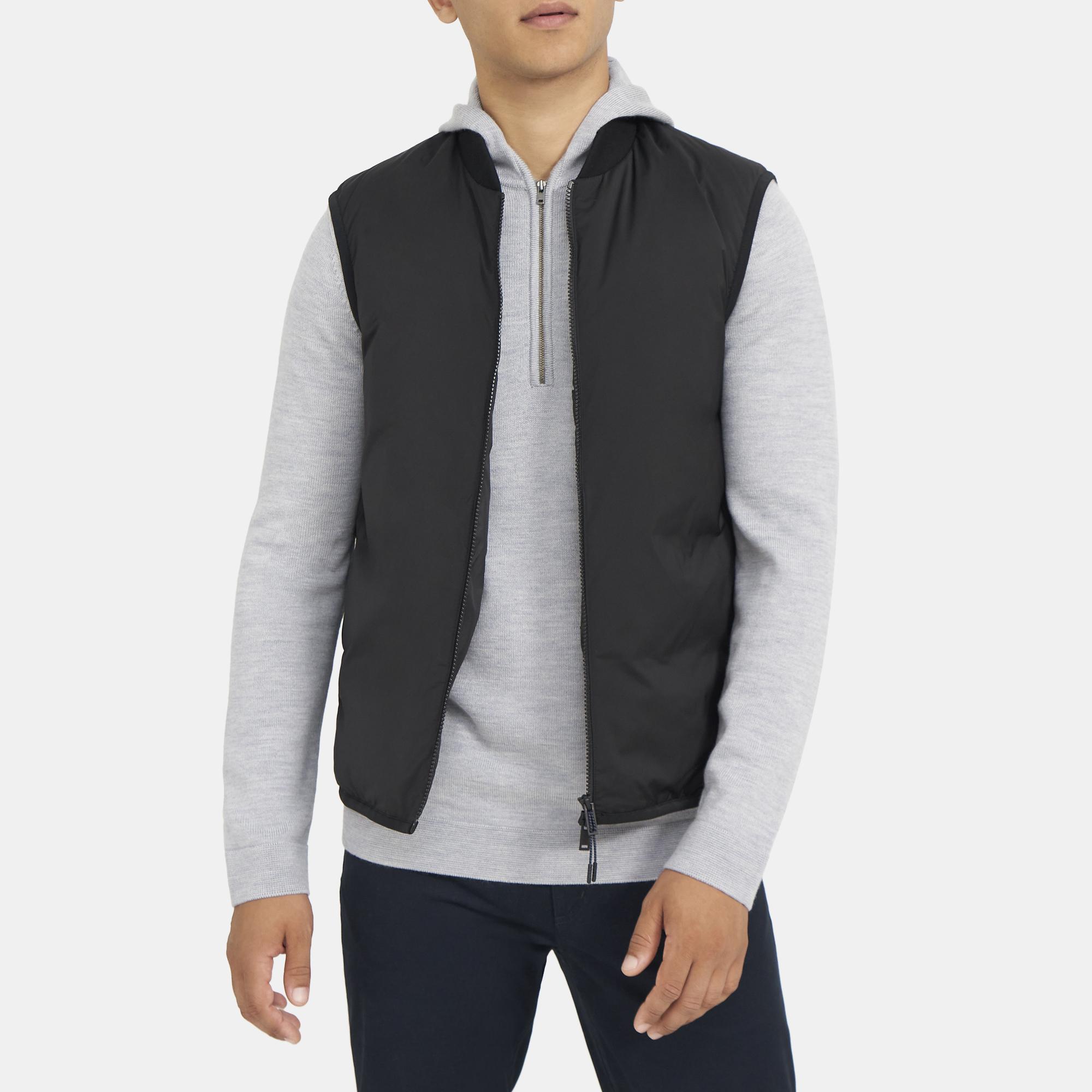 Theory shrunken puffer on sale vest