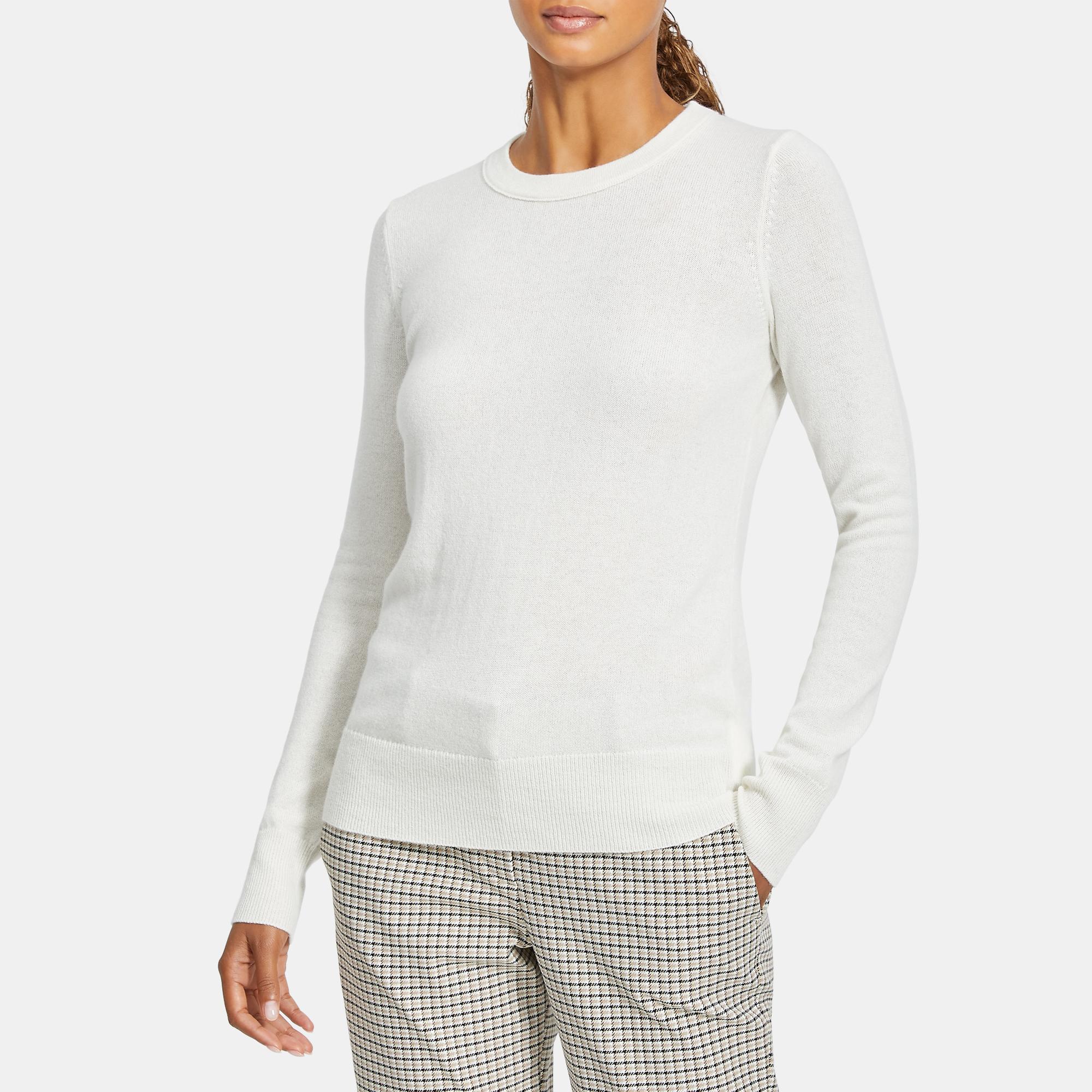 Theory Crewneck Sweater in Cashmere