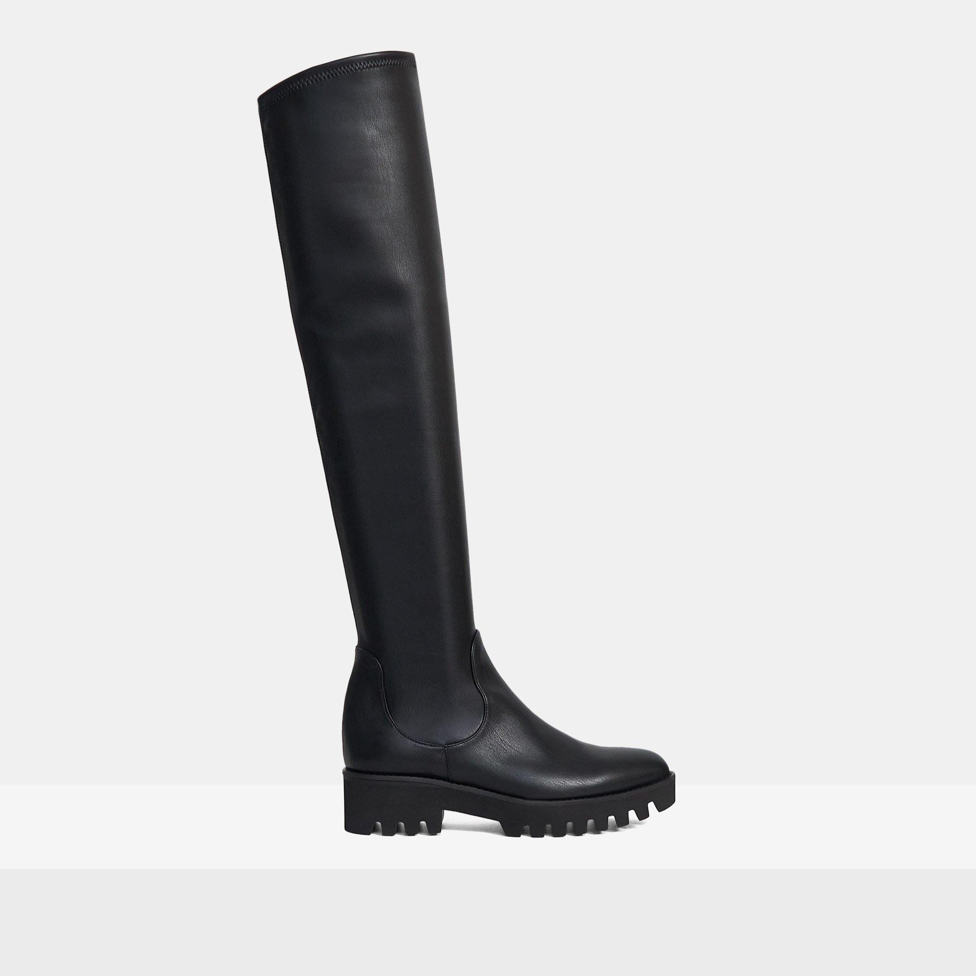 Theory Over-The-Knee Boot in Faux Leather