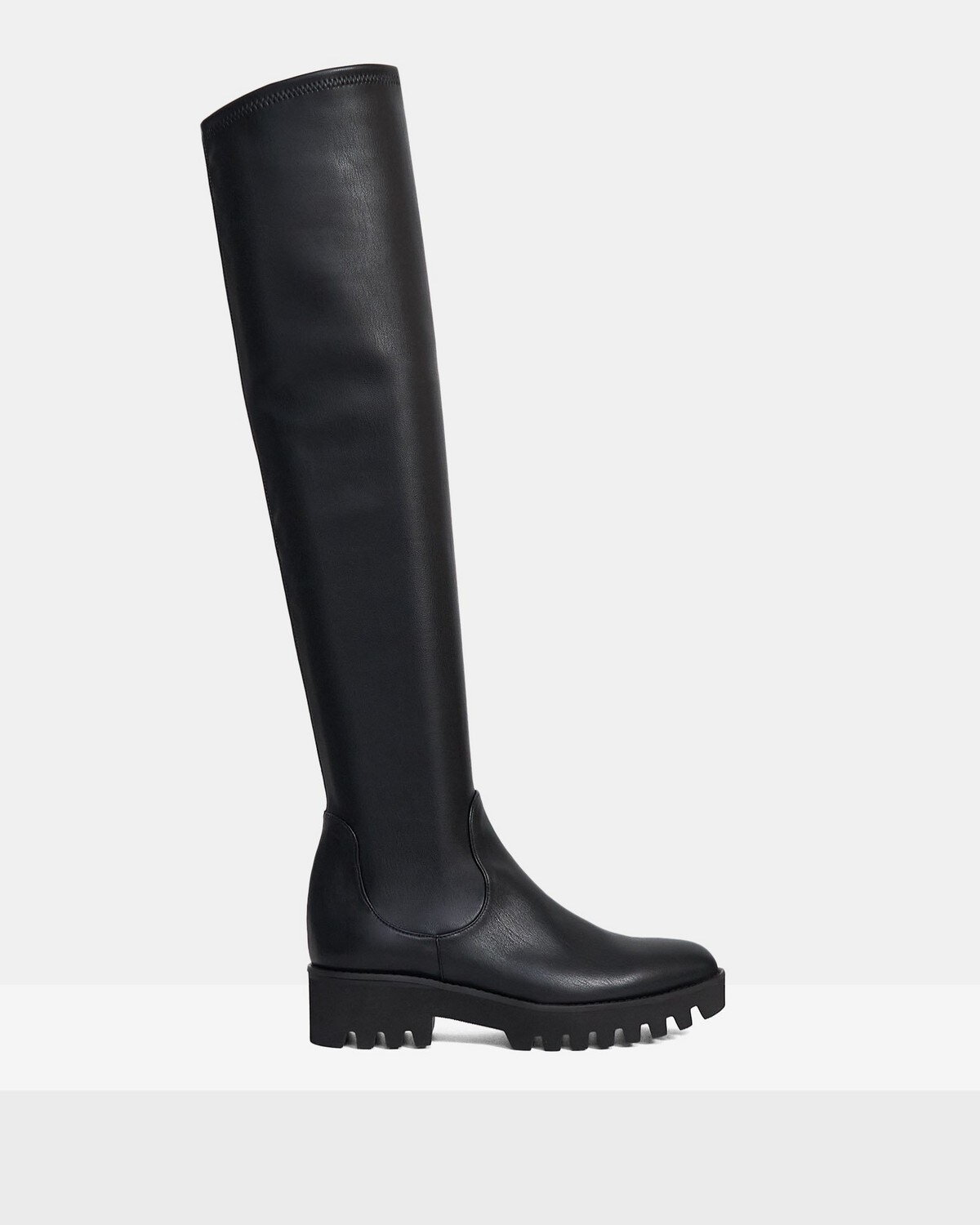 Over-The-Knee Boot in Faux Leather