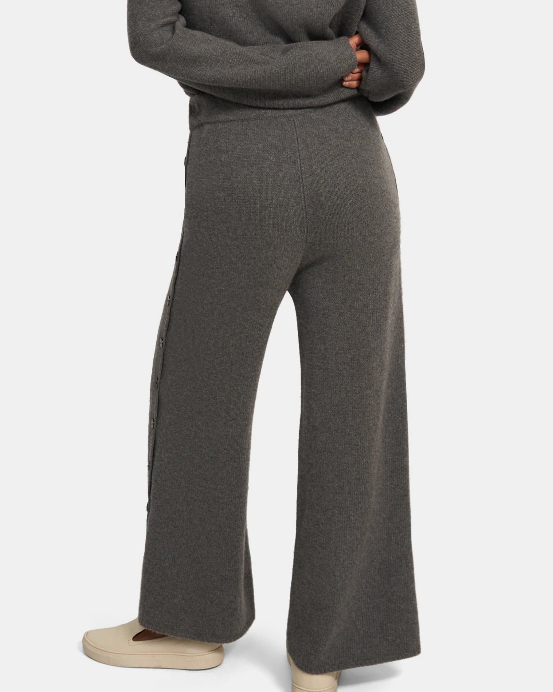 Button-Up Pant in Wool-Cashmere