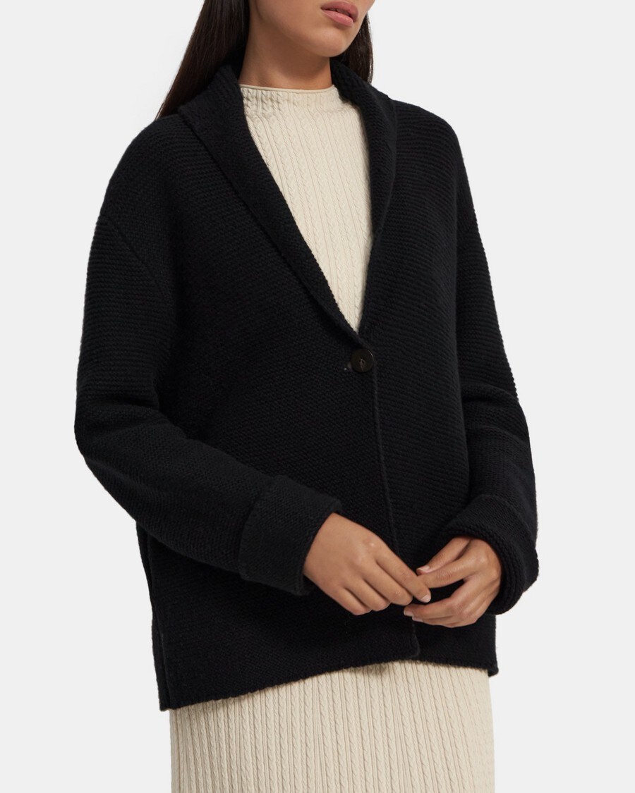 Wool-Cashmere Sweater Coat | Theory