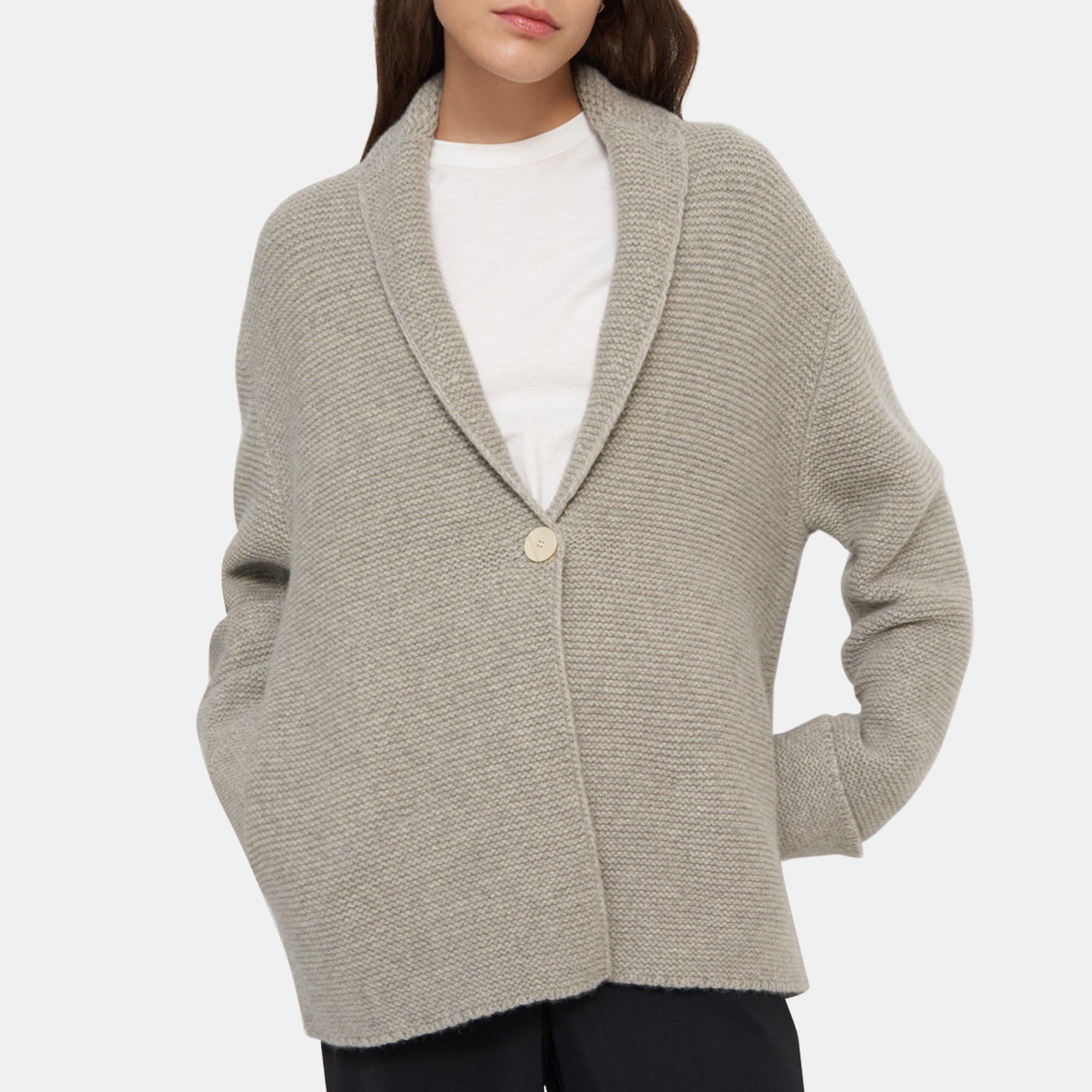 Wool-Cashmere Sweater Coat