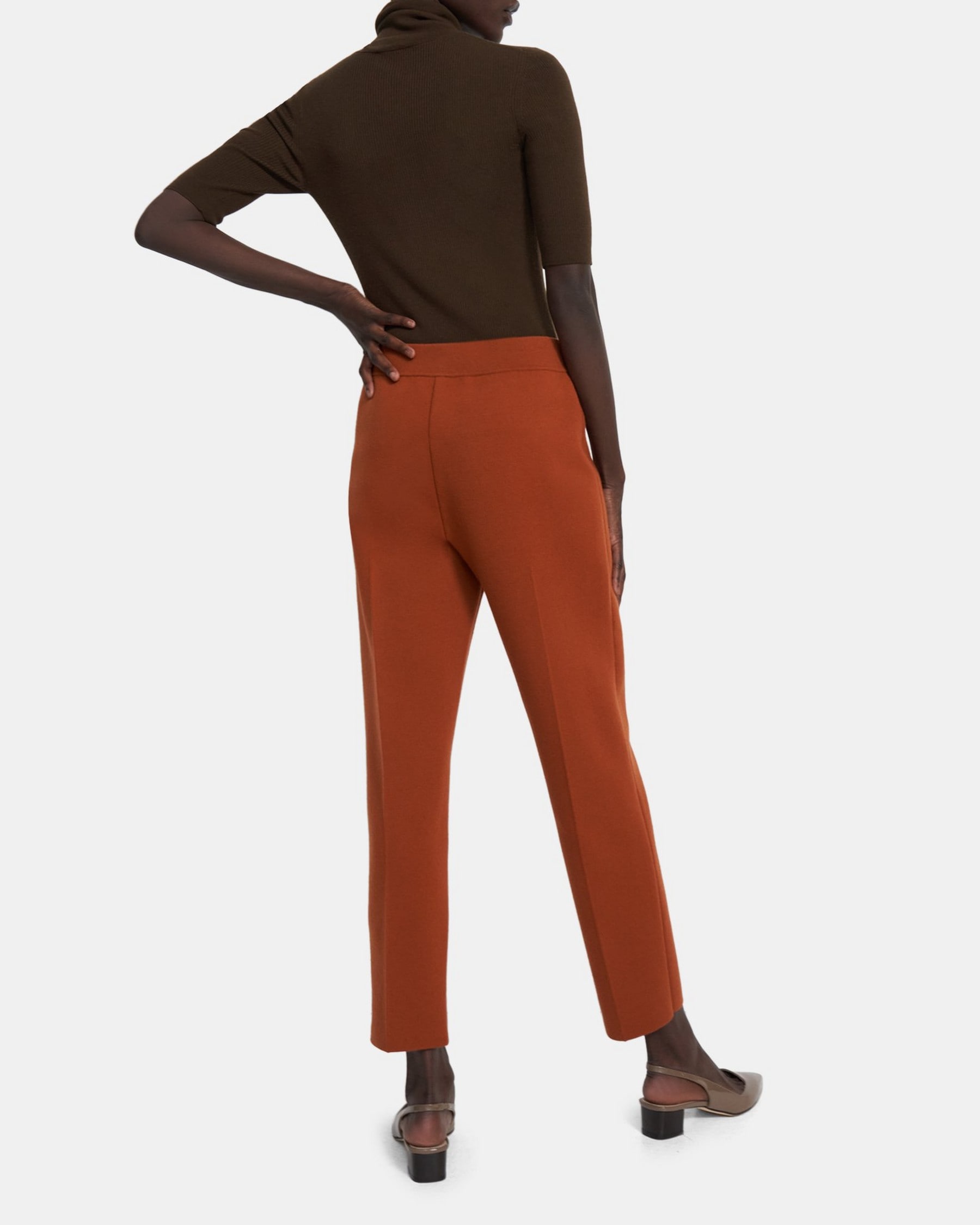Treeca Pull-On Pant in Empire Wool
