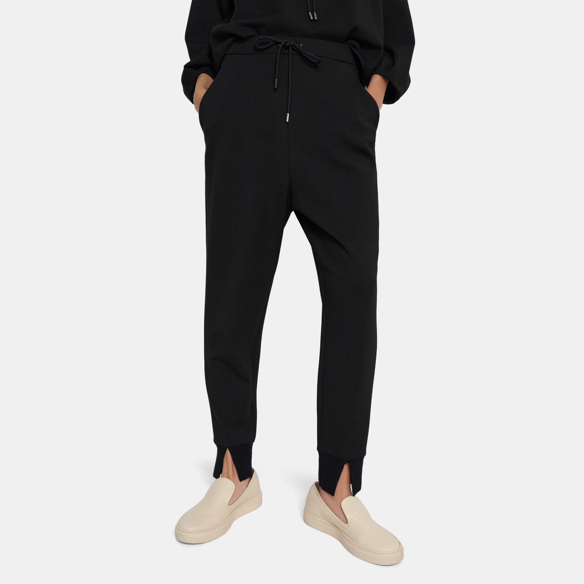Double-Knit Jersey Relaxed Jogger
