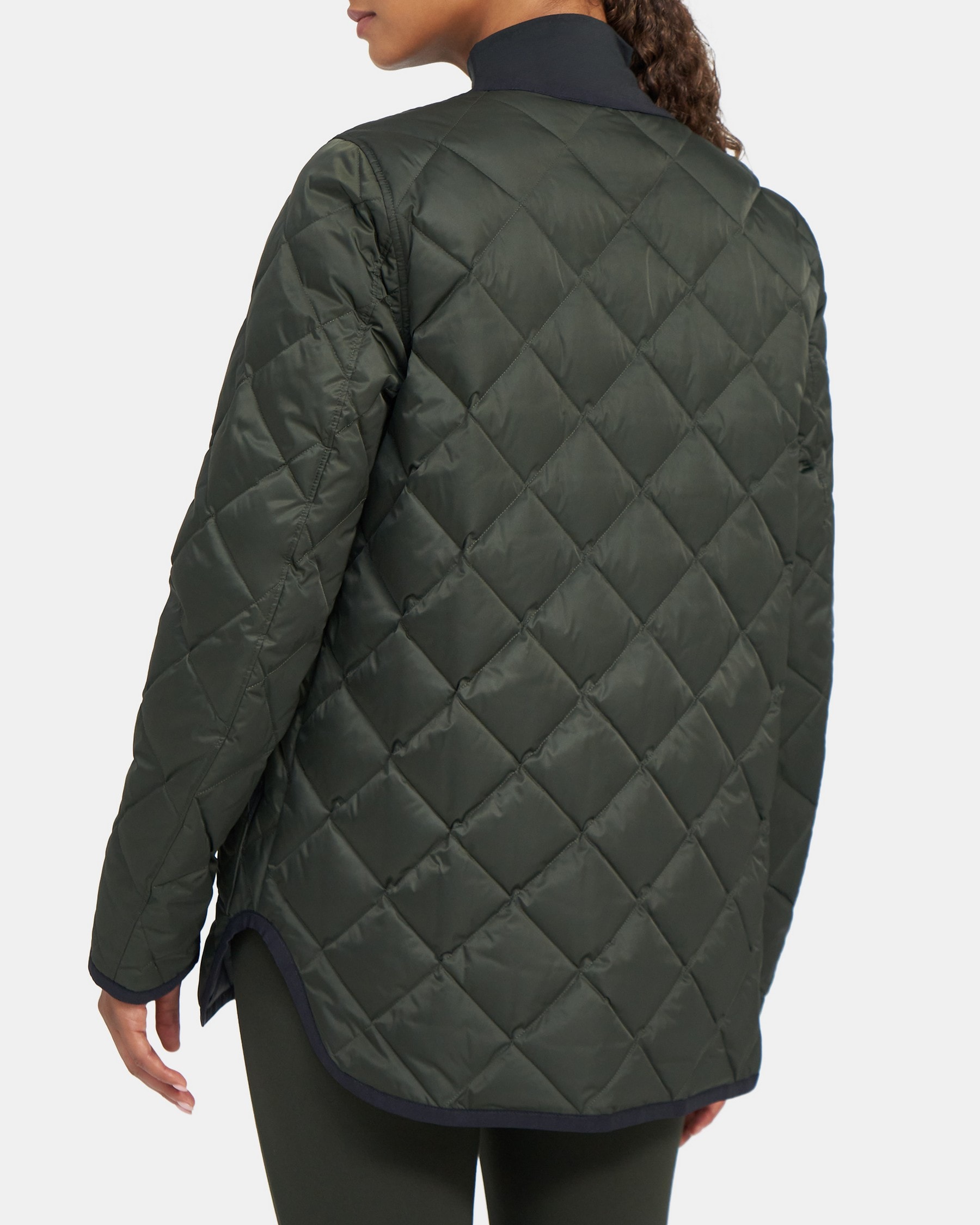 Quilted Jacket in Taffeta