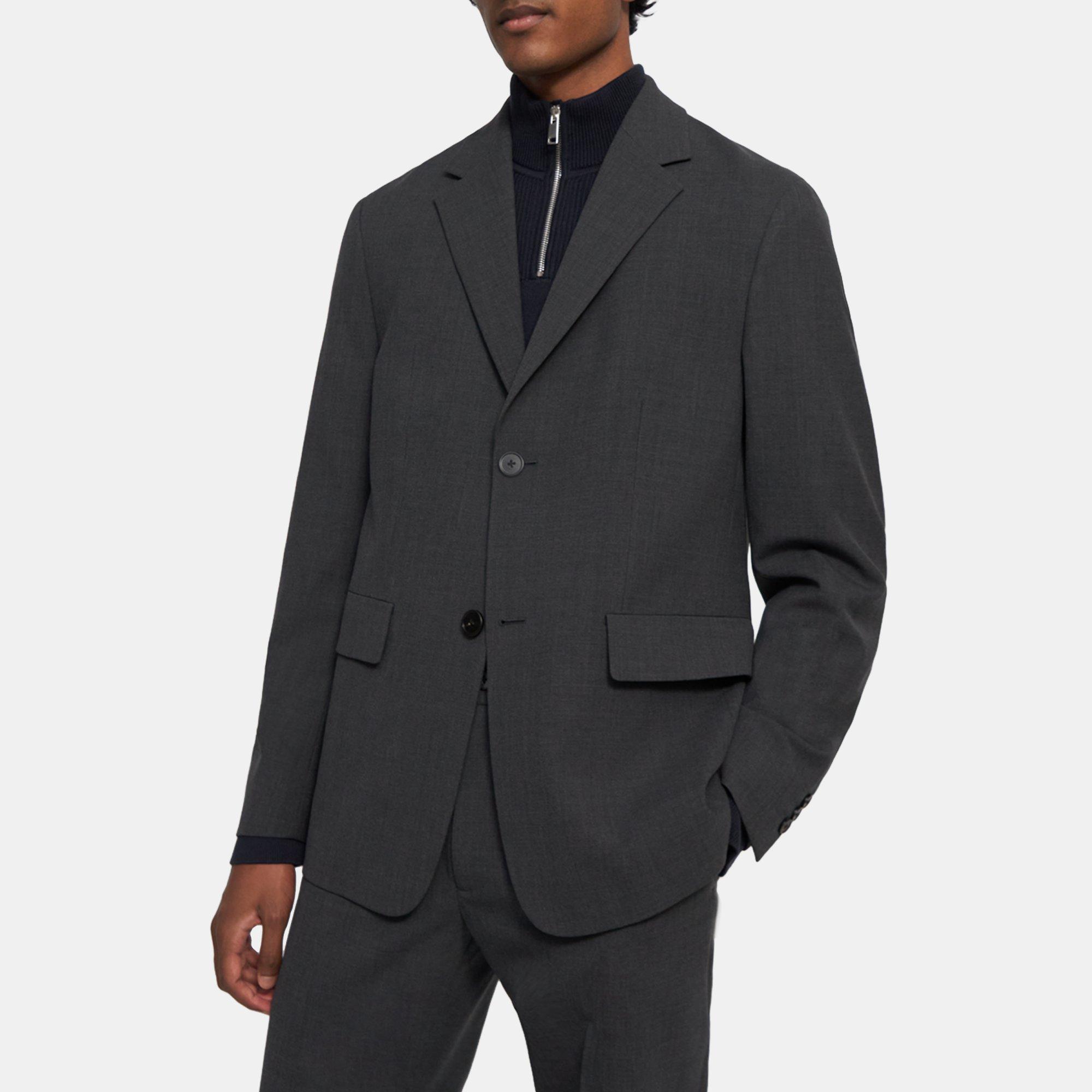 Bond Wool Twill Tailored Blazer | Theory