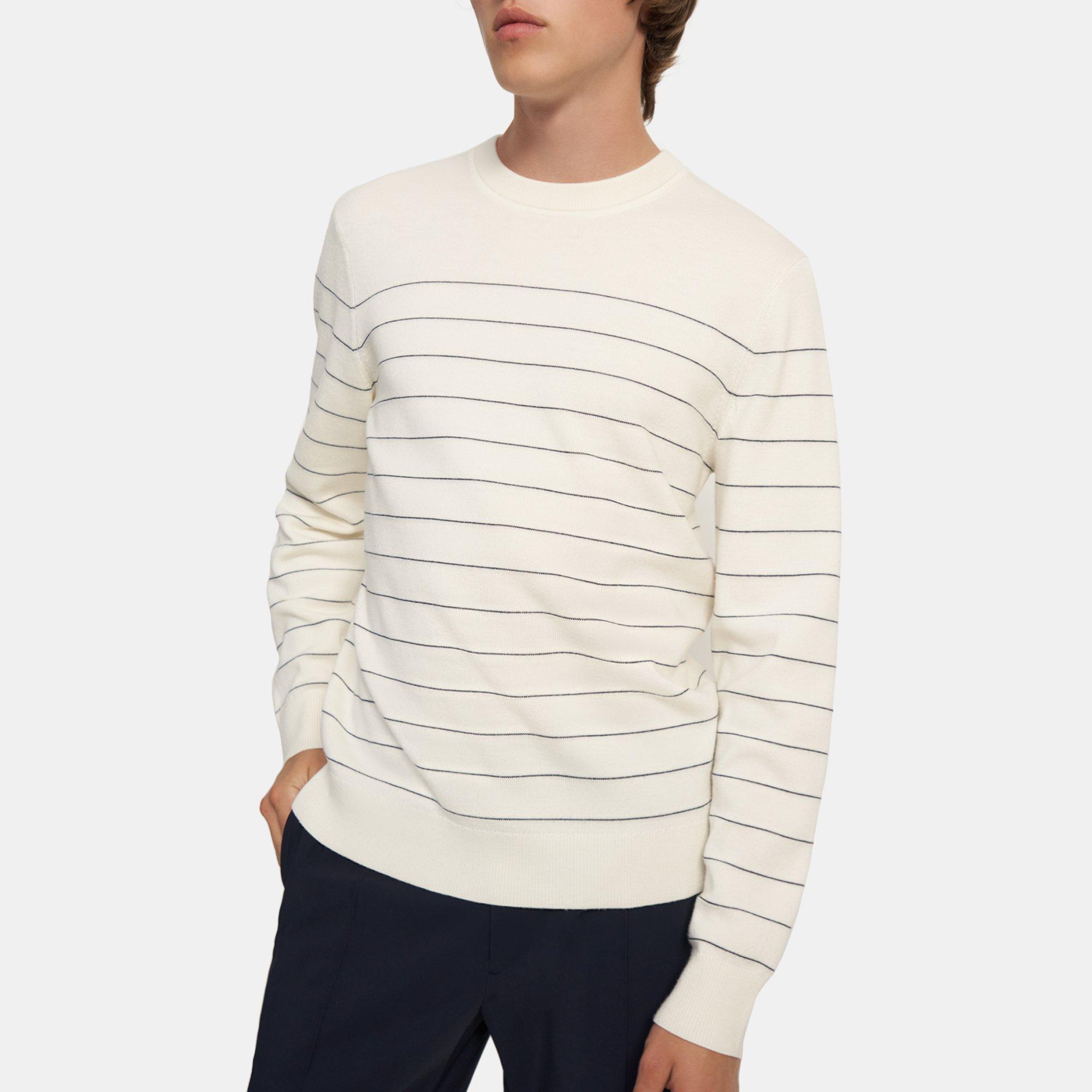 Theory optic stripe on sale sweater