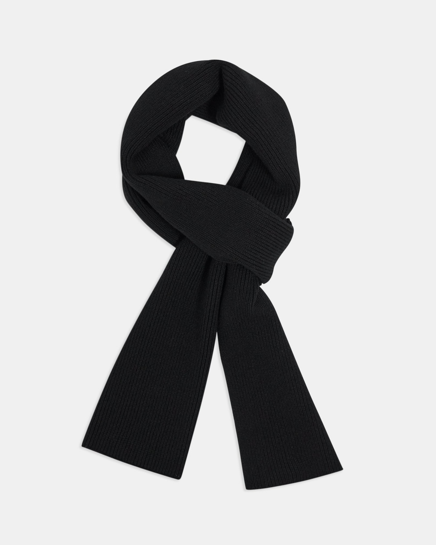 Theory Scarf in Ribbed Cashmere