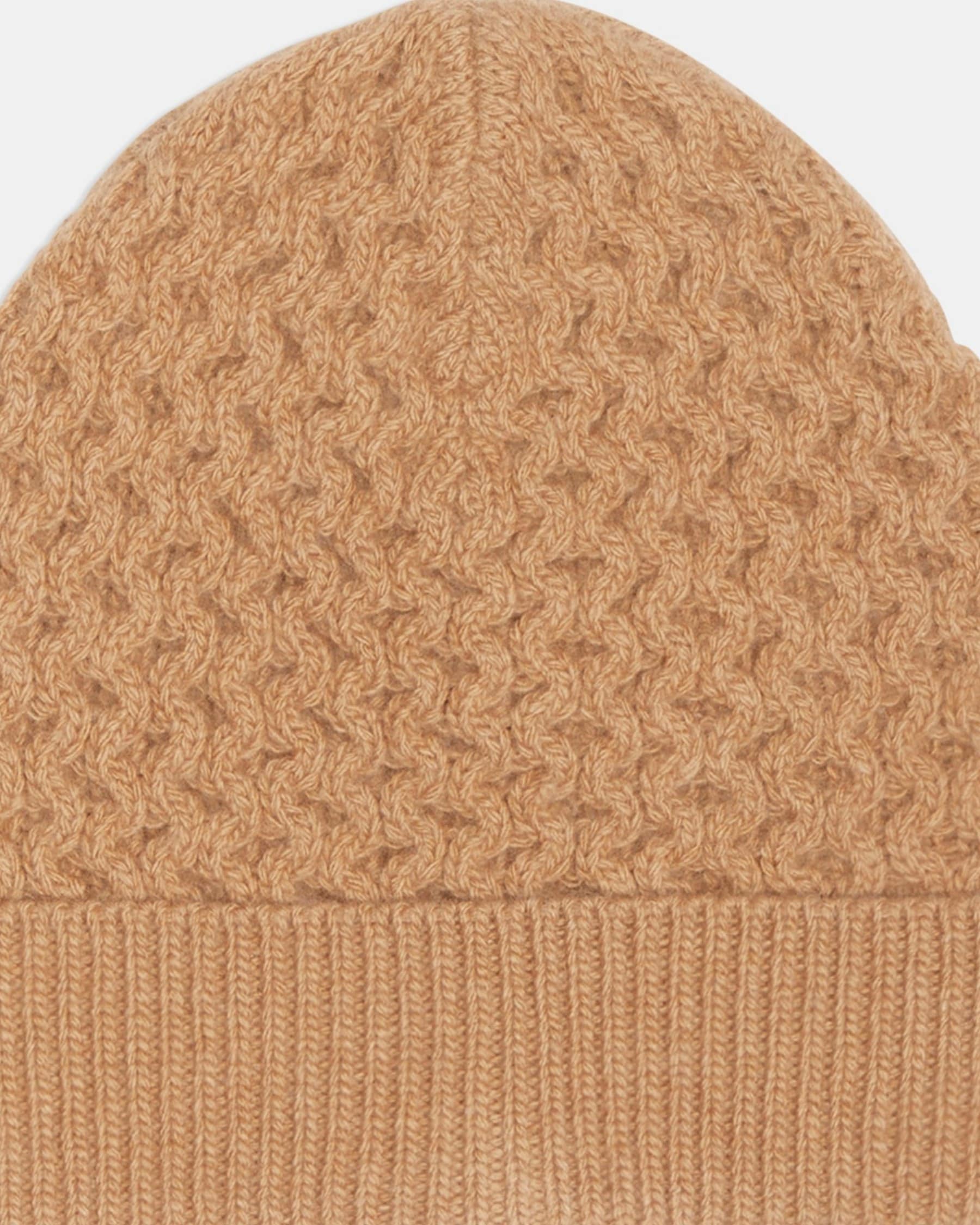 Honeycomb Hat in Felted Wool-Cashmere