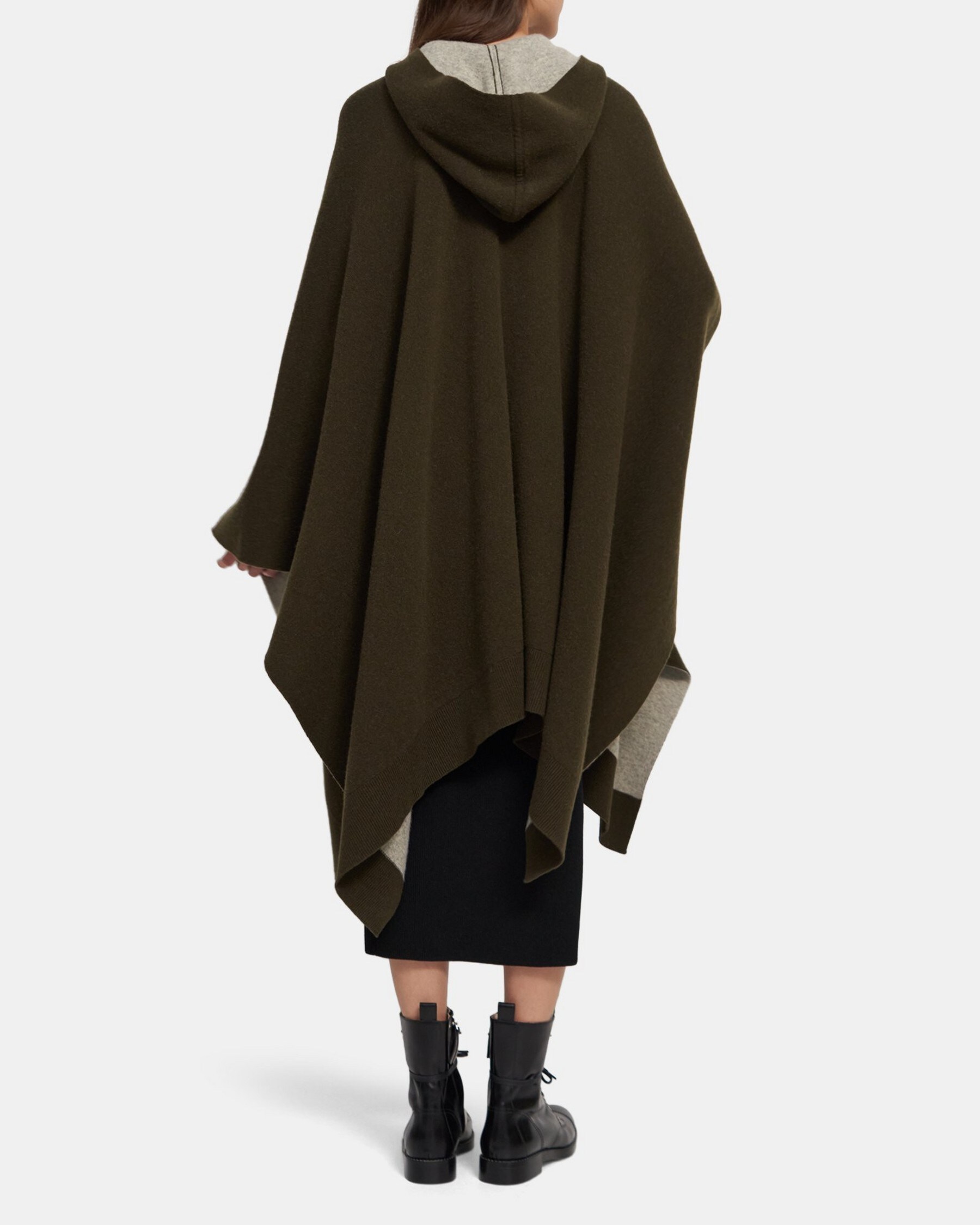 HOODED PONCHO | Theory Outlet HOODED PONCHO | Theory Outlet