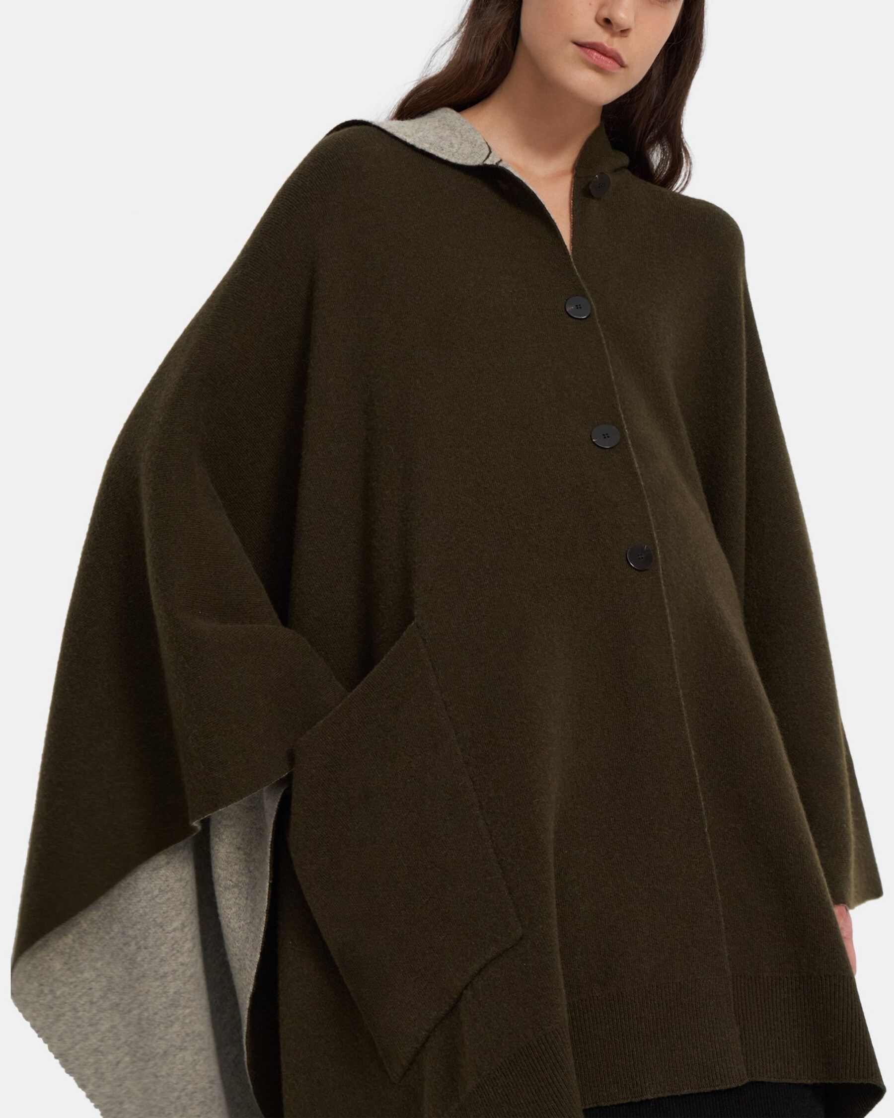 HOODED PONCHO | Theory Outlet HOODED PONCHO | Theory Outlet
