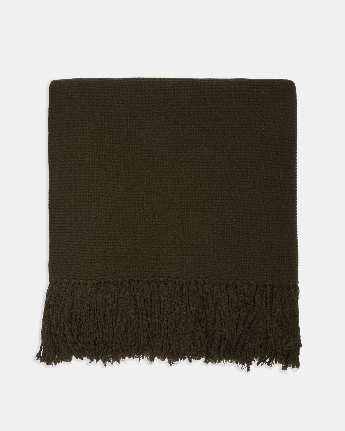 Theory Fringe Blanket Scarf in Felted Wool-Cashmere
