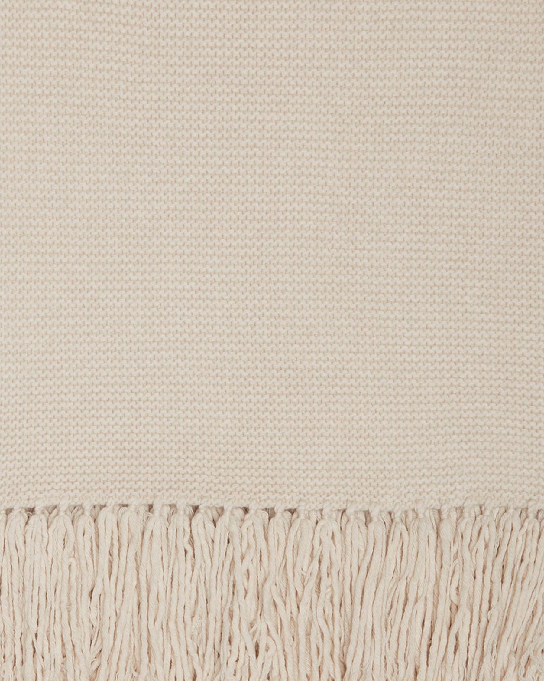Fringe Blanket Scarf in Felted Wool-Cashmere