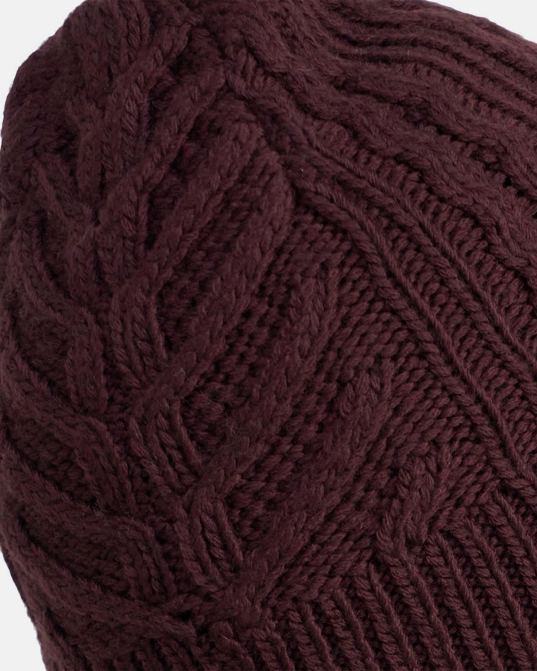 Cable Knit Beanie in Merino wool