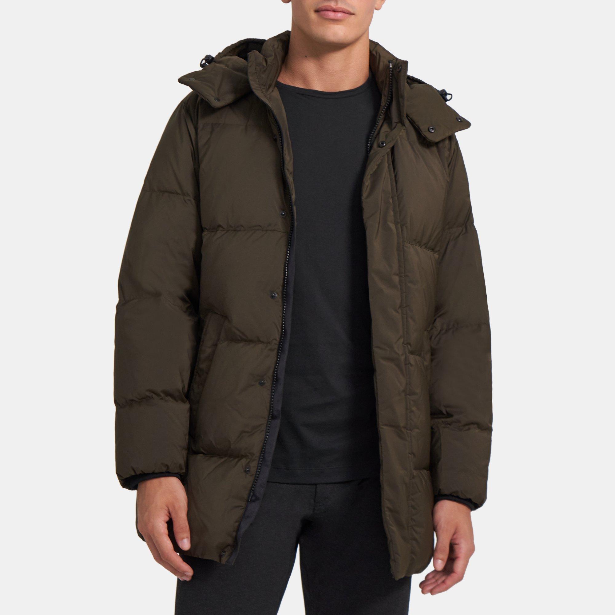 Hooded Fulton Jacket in City Poly