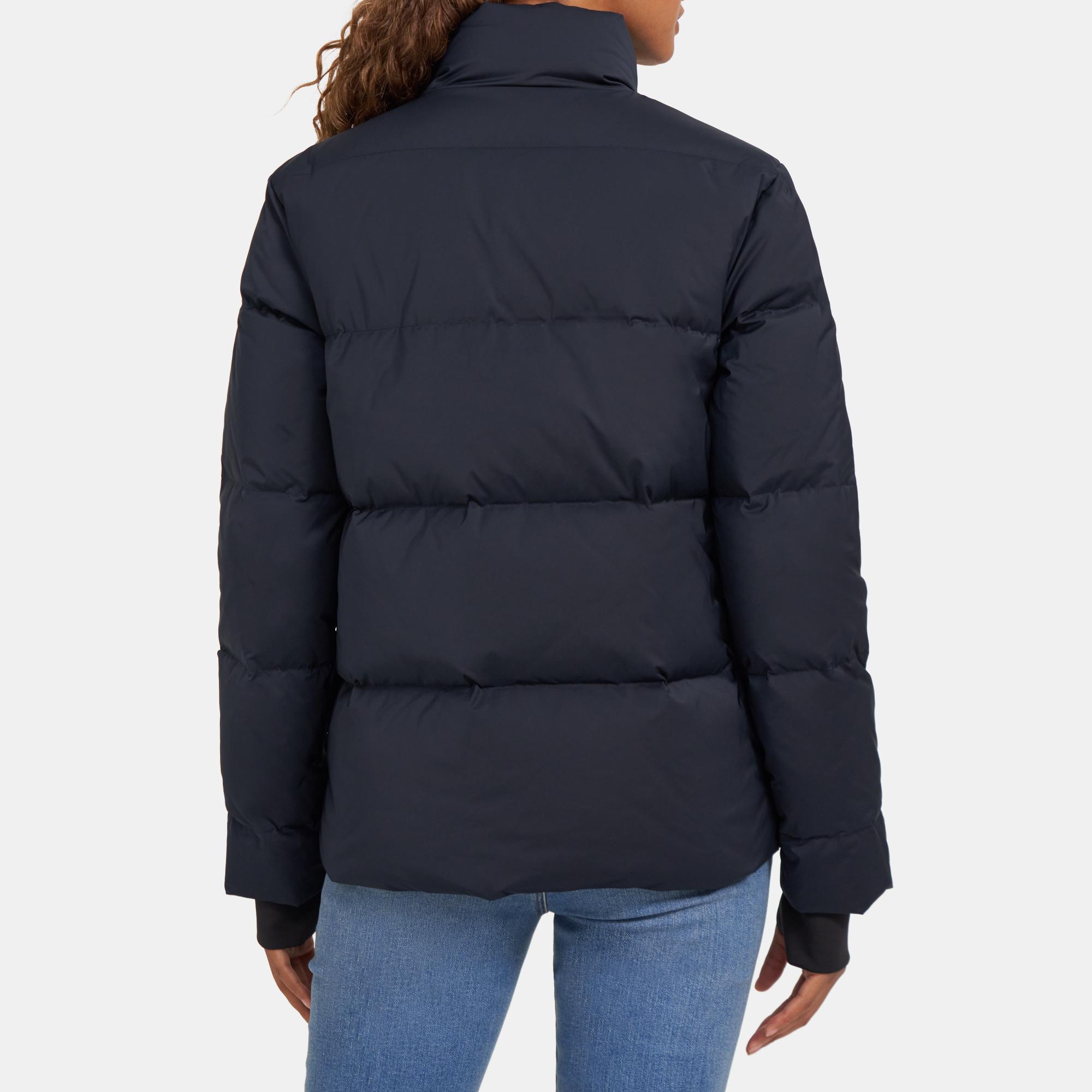 City Poly Stand-Collar Puffer Coat | Theory Outlet