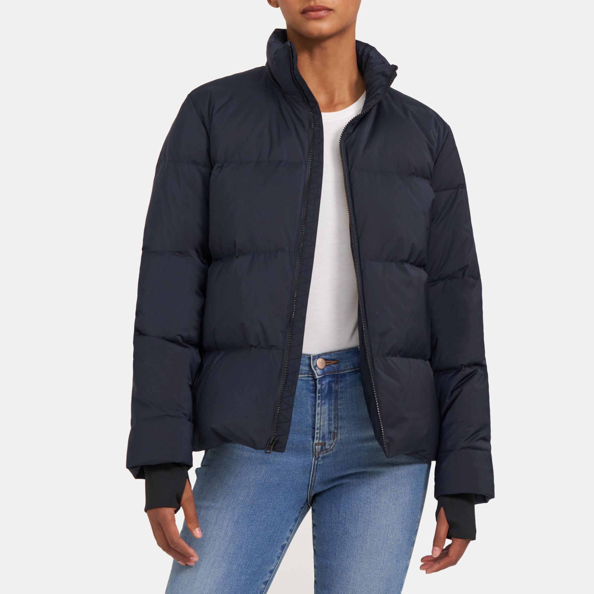 City Poly Stand-Collar Puffer Coat