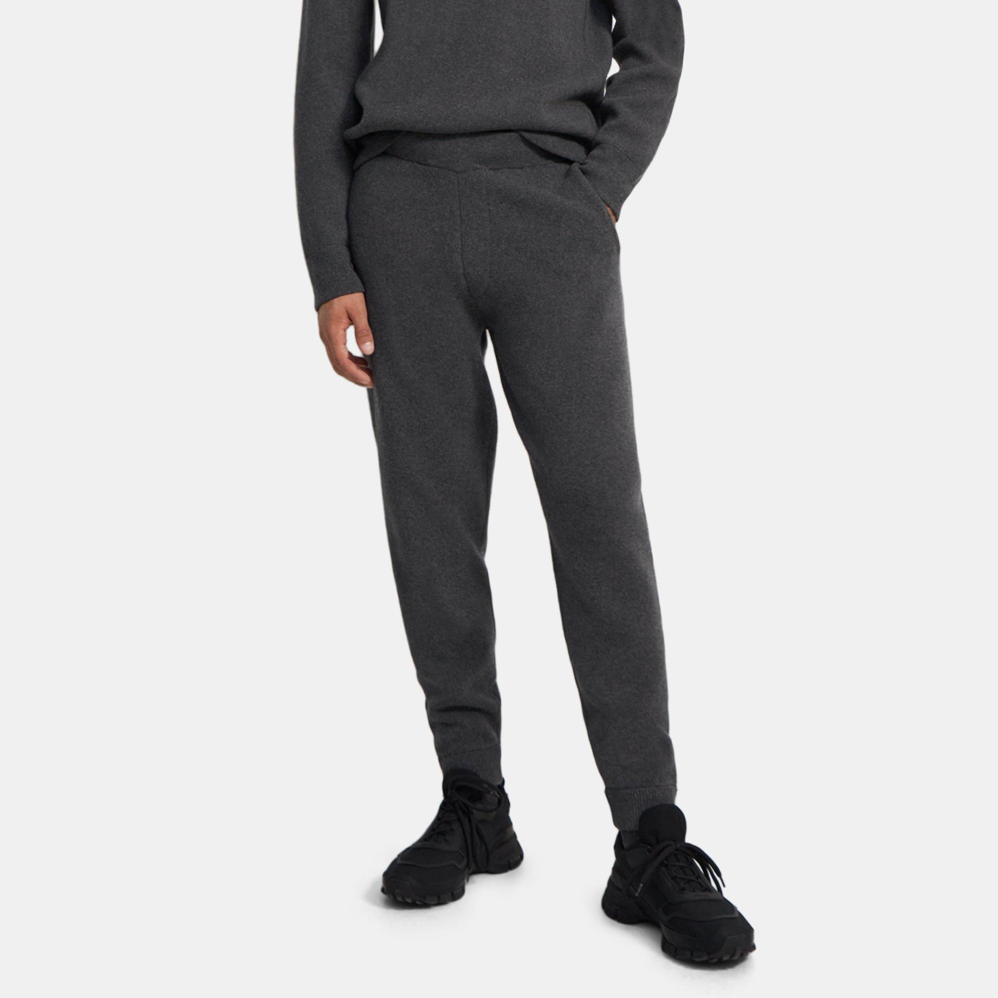 Tapered Pintucked Wool and Cashmere-Blend Sweatpants