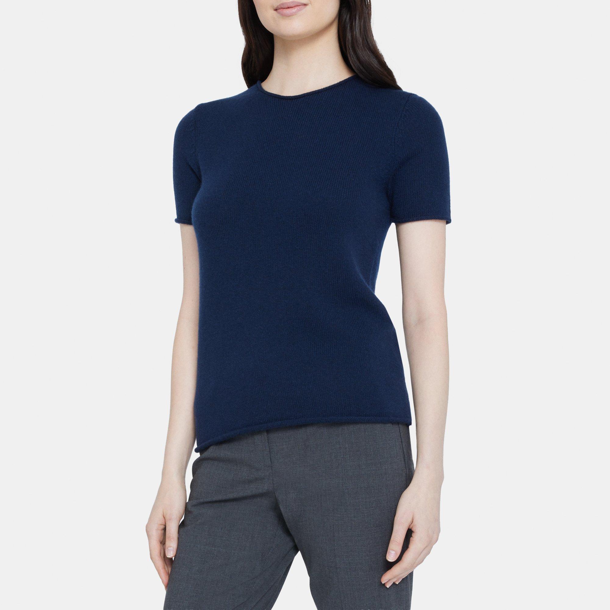 Cashmere short sleeve sweater BEA - Krista Elsta