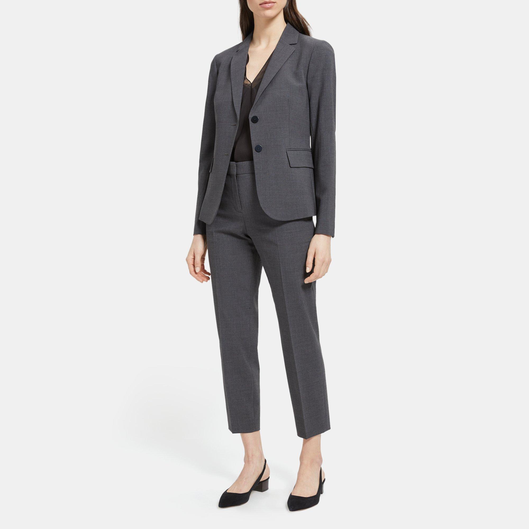 Sevona Stretch Wool Tailored Jacket | Theory