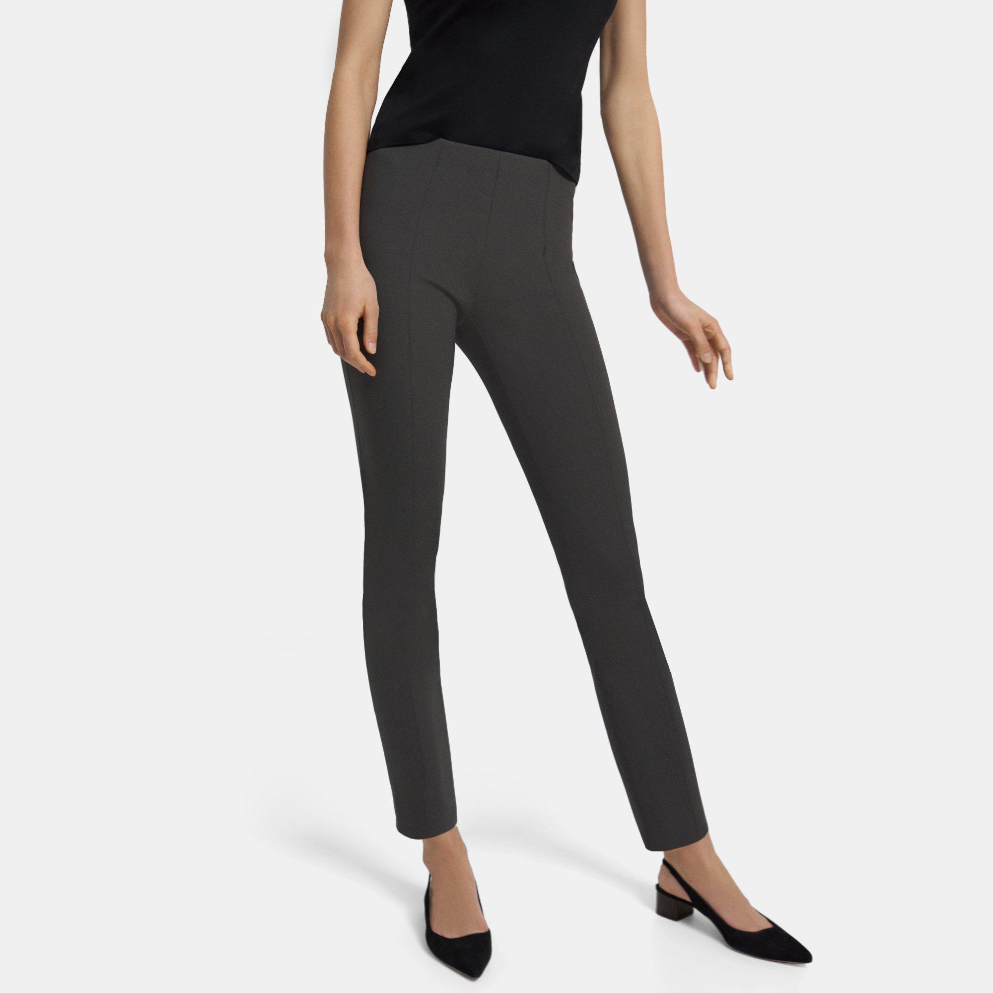 Theory Split-Hem Scuba Leggings