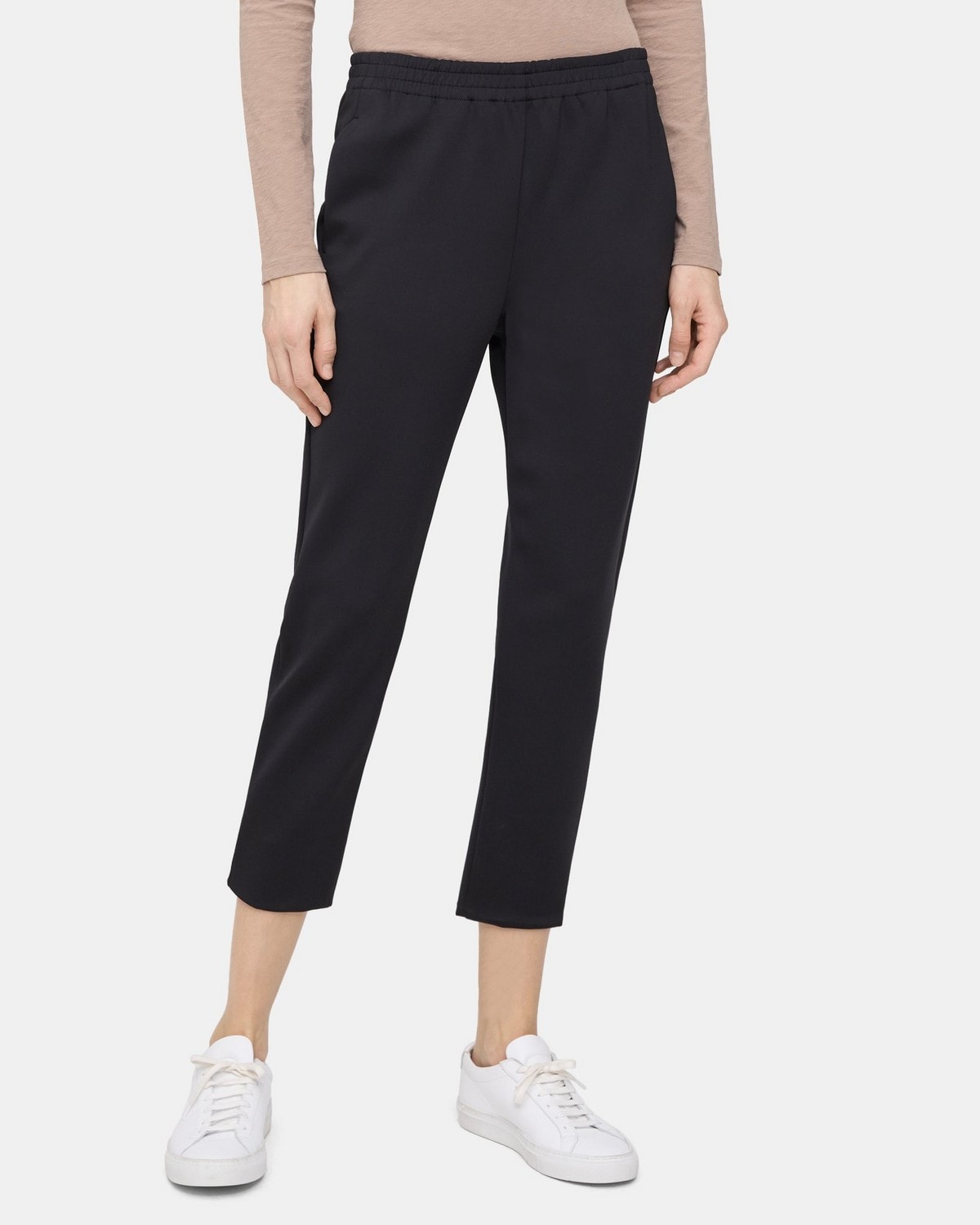 Tapered Pull-On Pant in Tech Knit