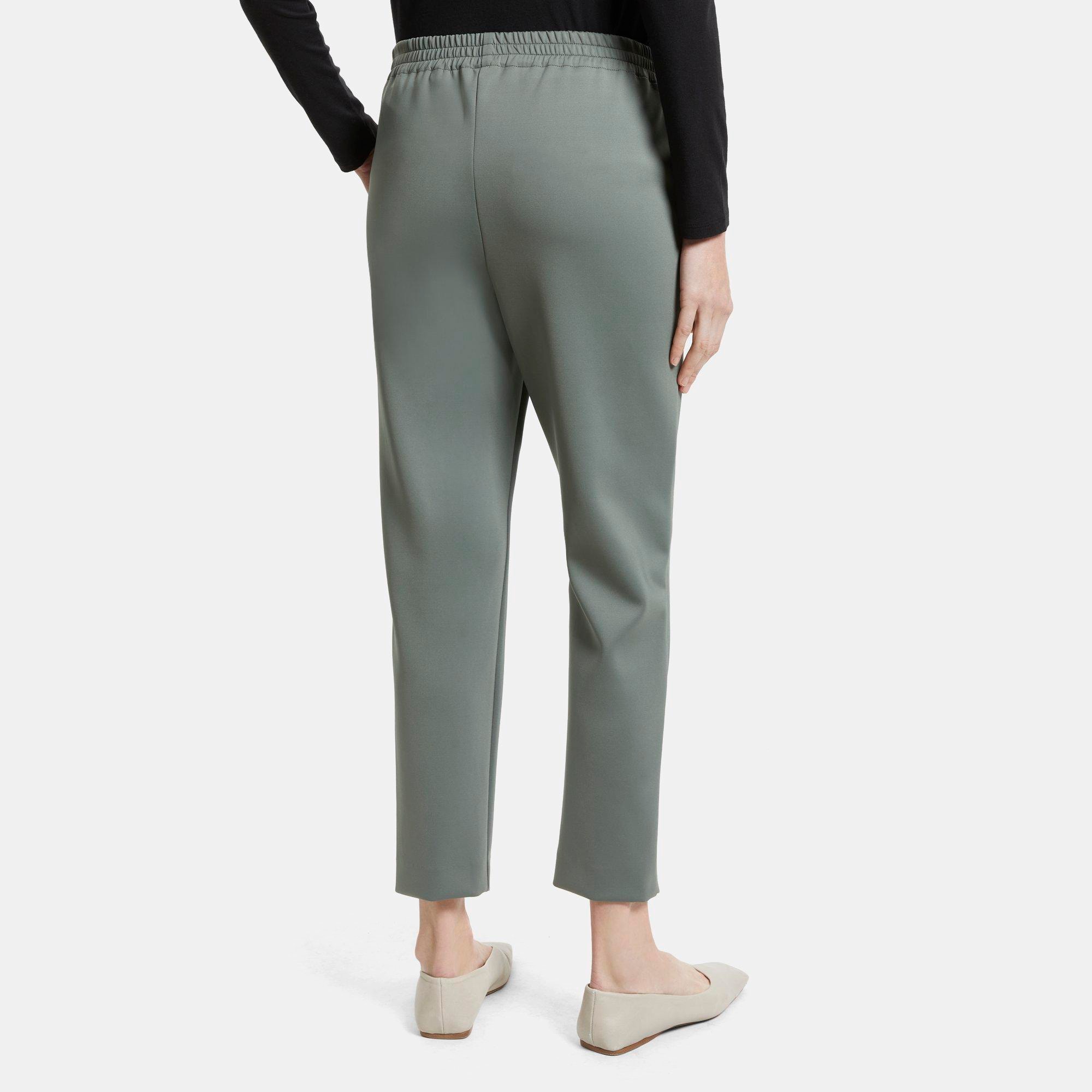 CLANE/WARM KNIT TAPERED PANTS