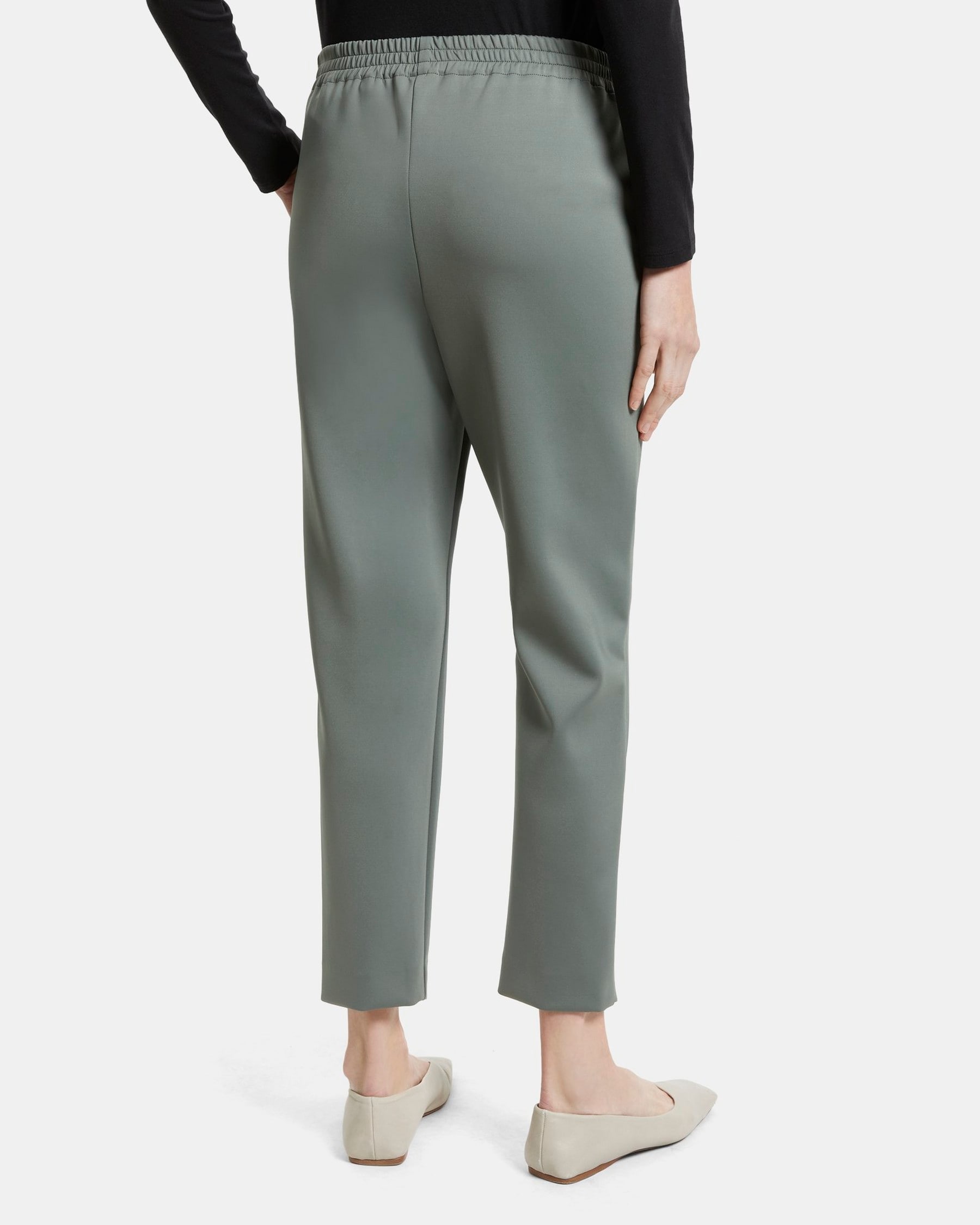 Tapered Pull-On Pant in Tech Knit