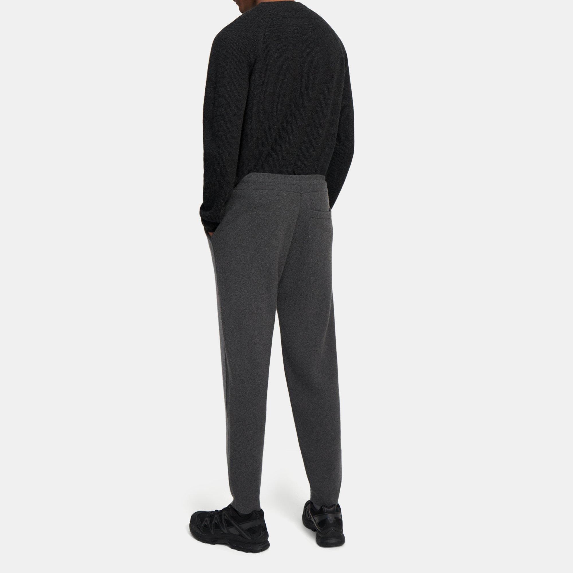 Truly Cashmere Joggers, Charcoal Marl at John Lewis & Partners