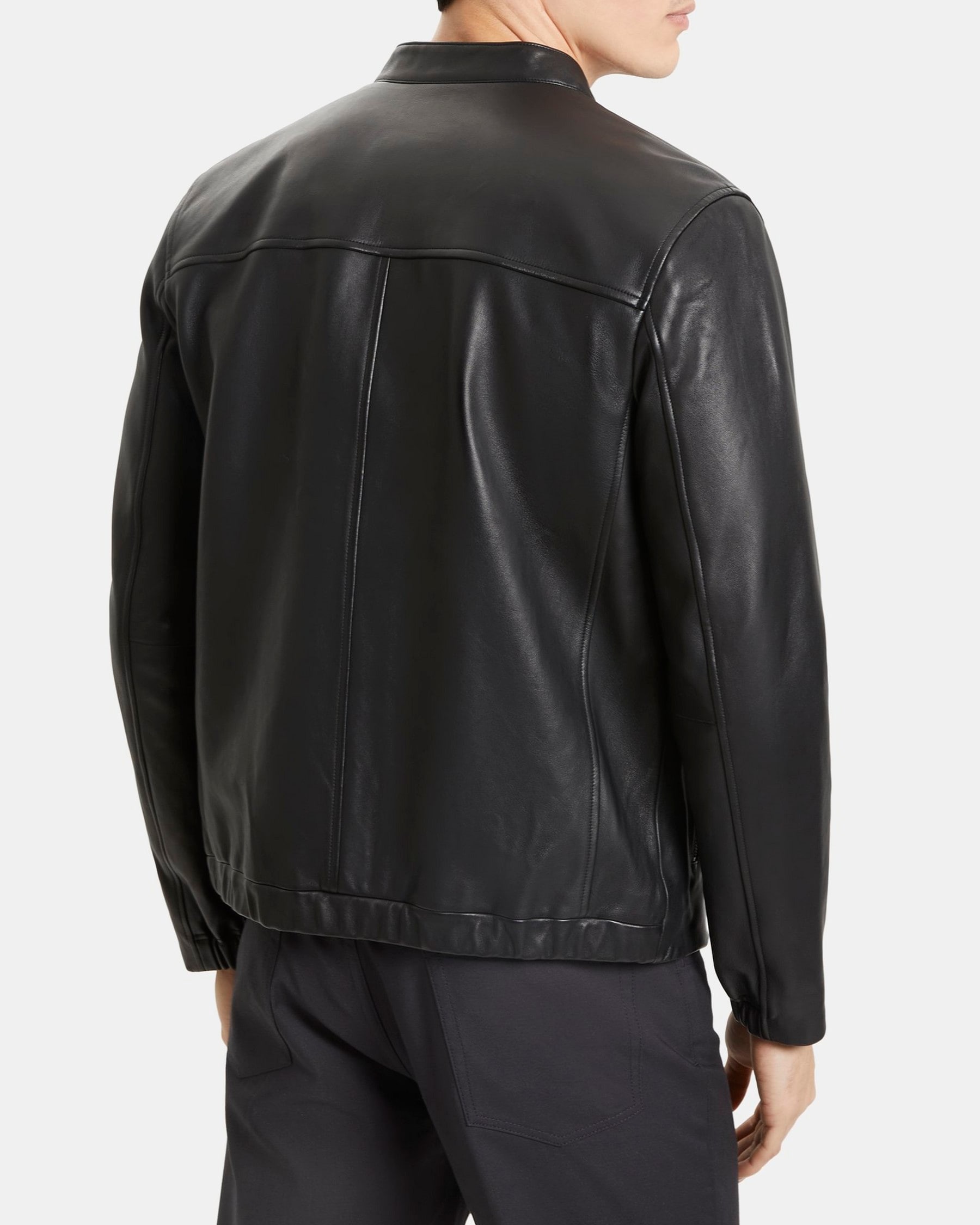 Zip Jacket in Leather