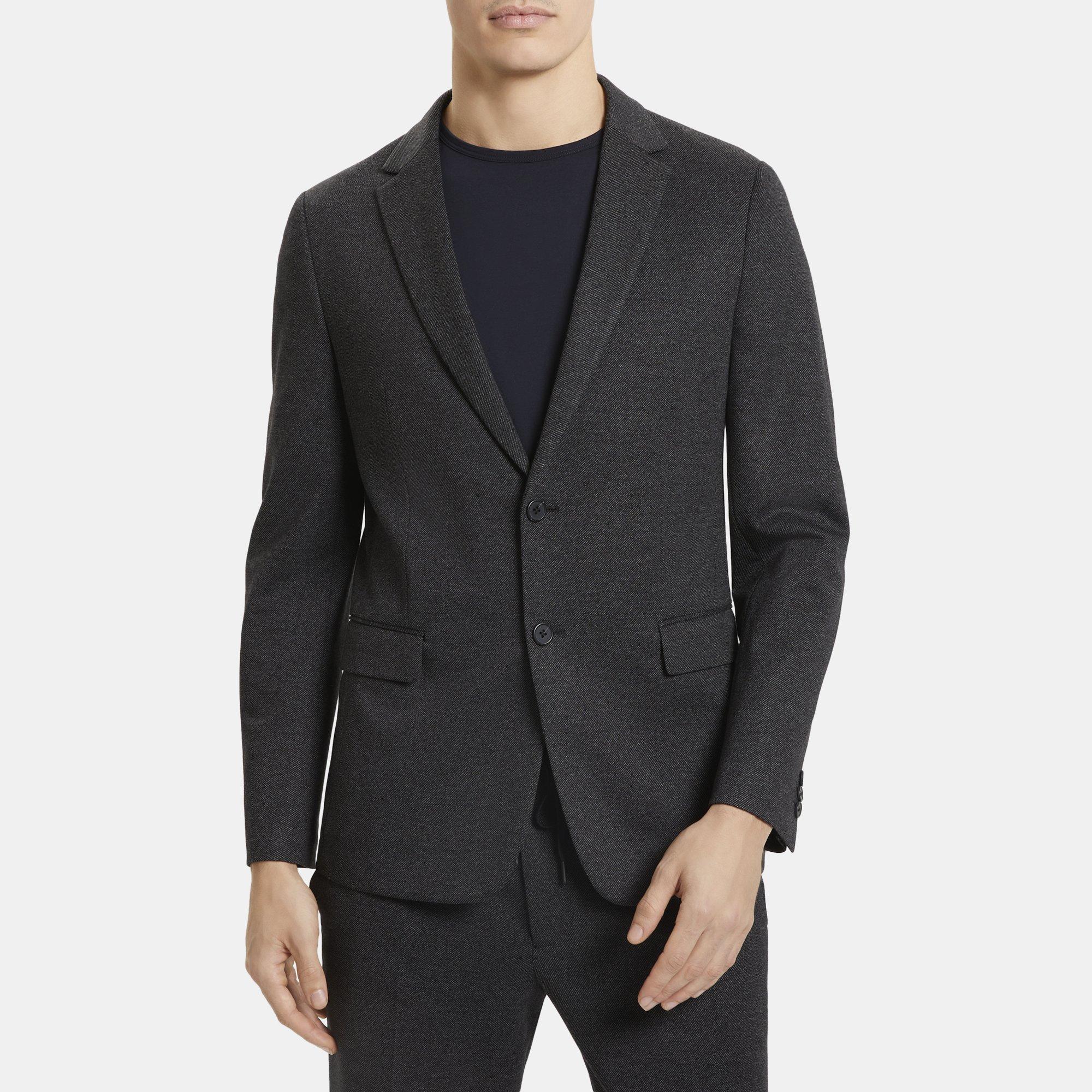 Ponte Twill Unstructured Suit Jacket Theory Outlet