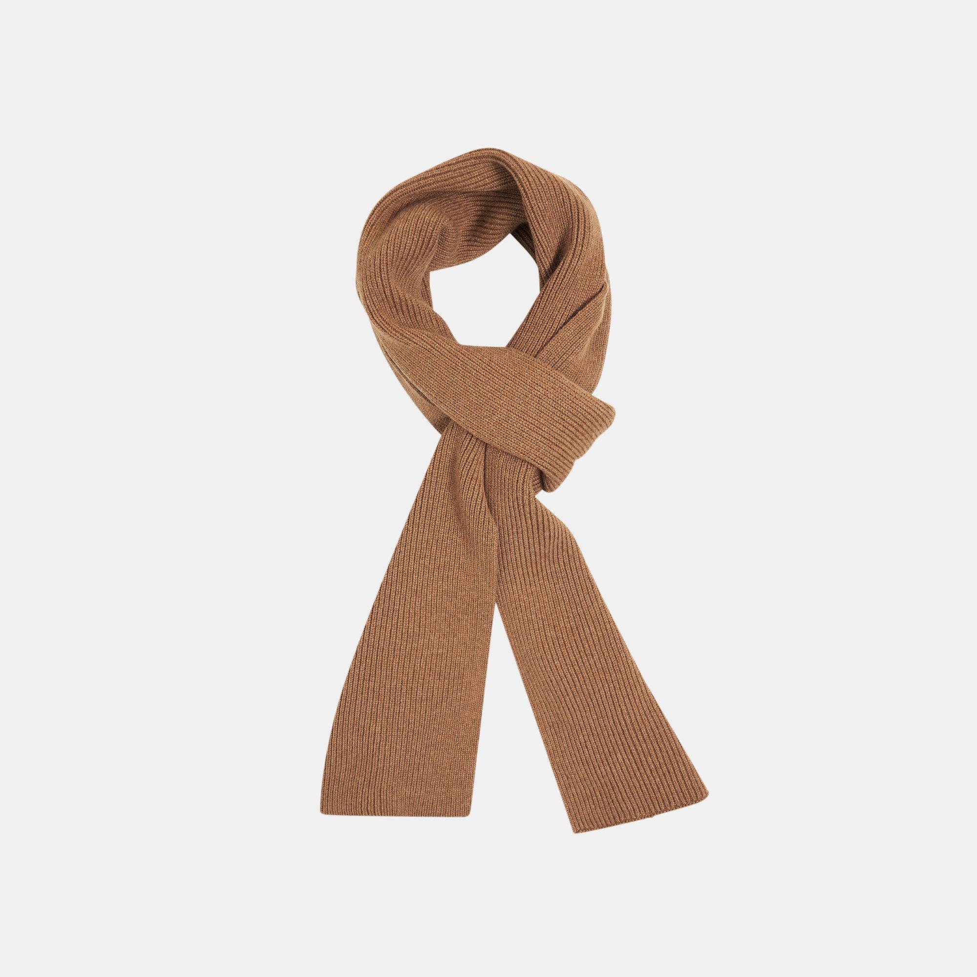 띠어리 Theory Scarf in Ribbed Cashmere,HAYSTACK