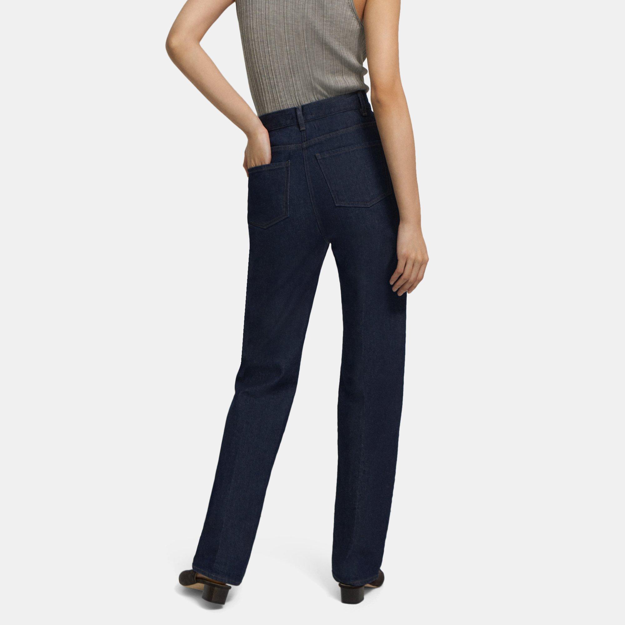 Theory Washed 5-Pocket Jean Outlet | High-Waisted Denim