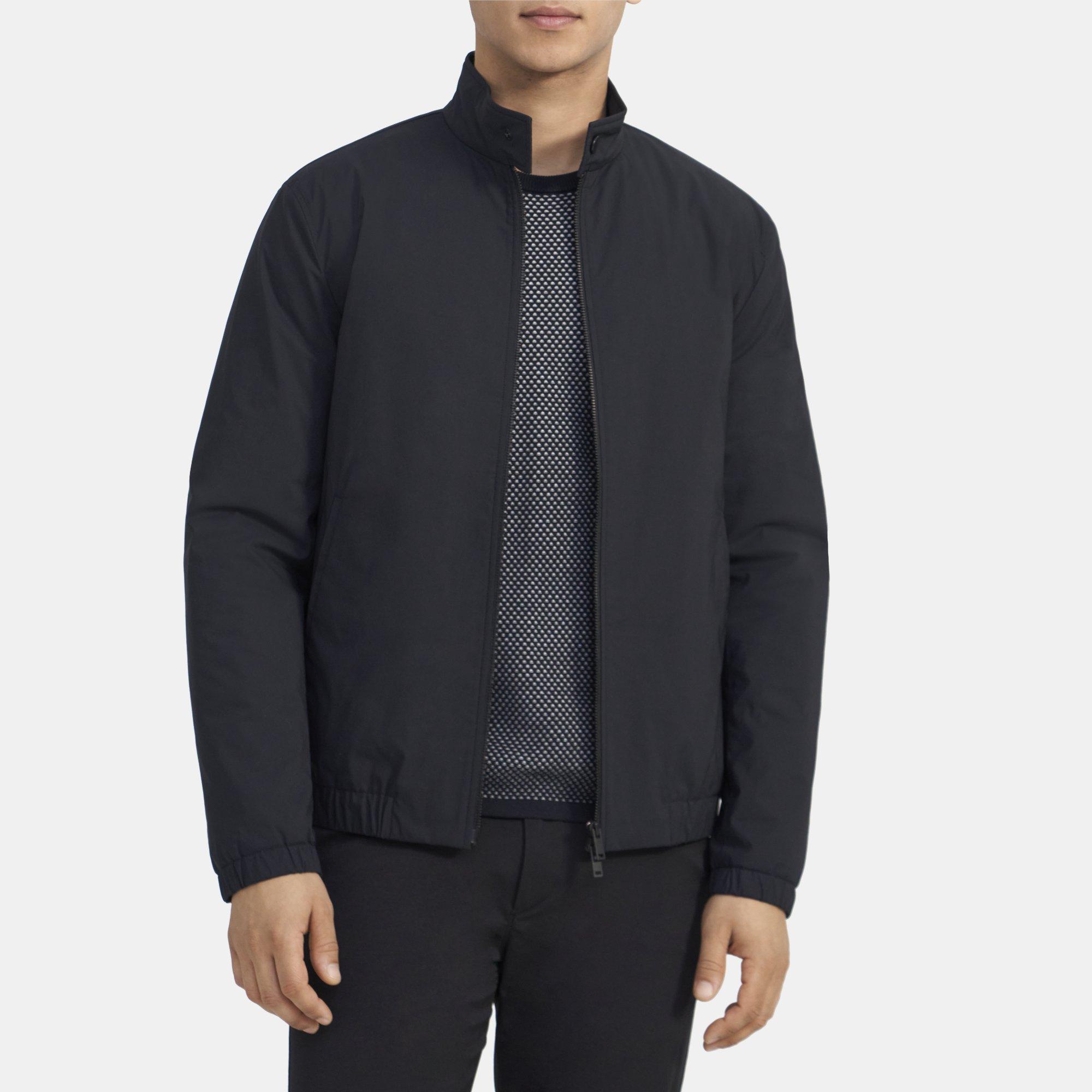 Tech CottonBlend Zip Jacket Theory Outlet