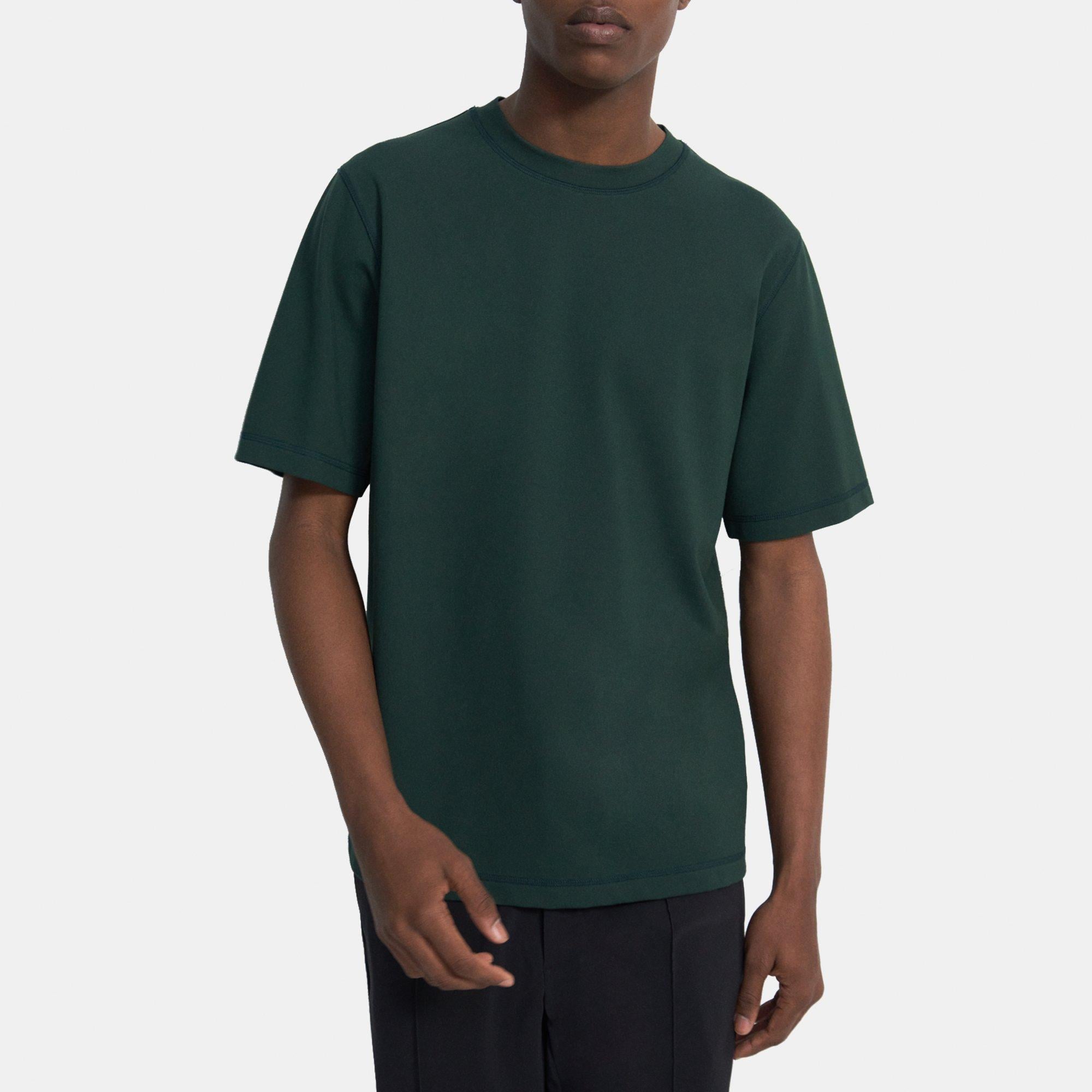 Theory Short-Sleeve Tee in Stretch Jersey