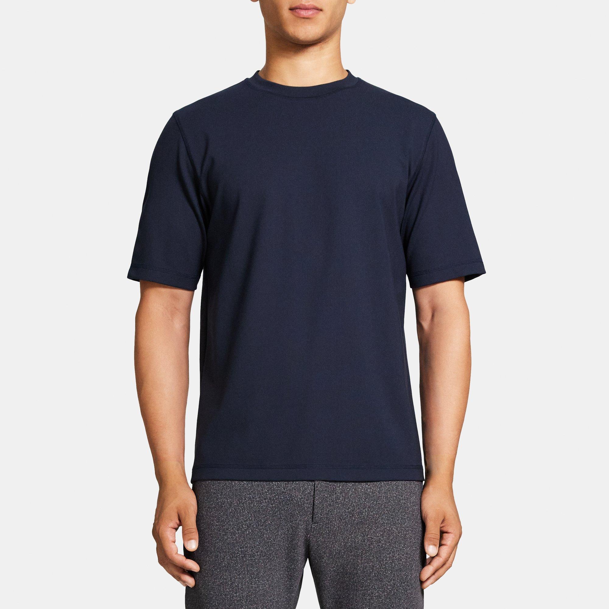 띠어리 Theory Short-Sleeve Tee in Stretch Jersey,BALTIC